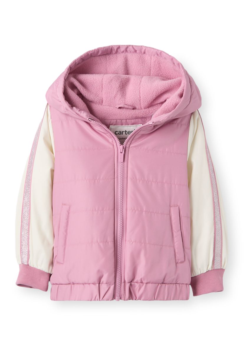 Toddler Girls Color Block  Jacket
