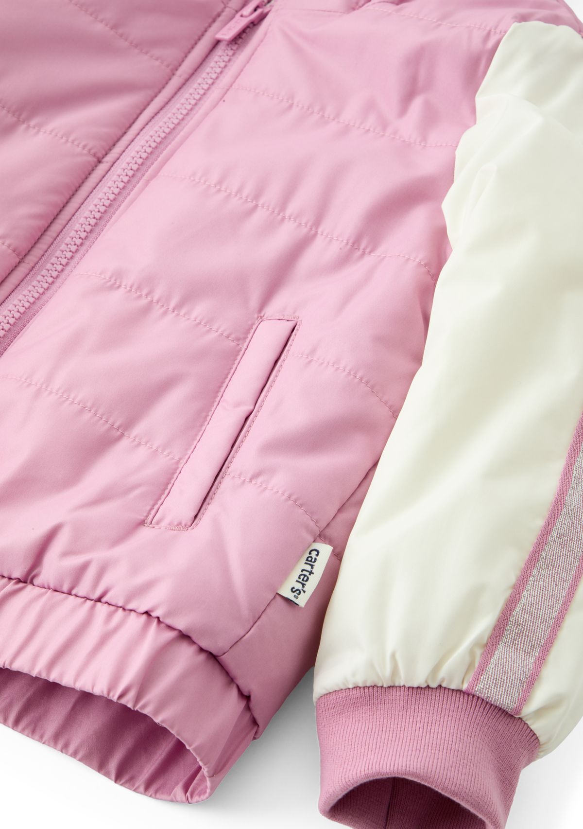 Toddler Girls Color Block  Jacket