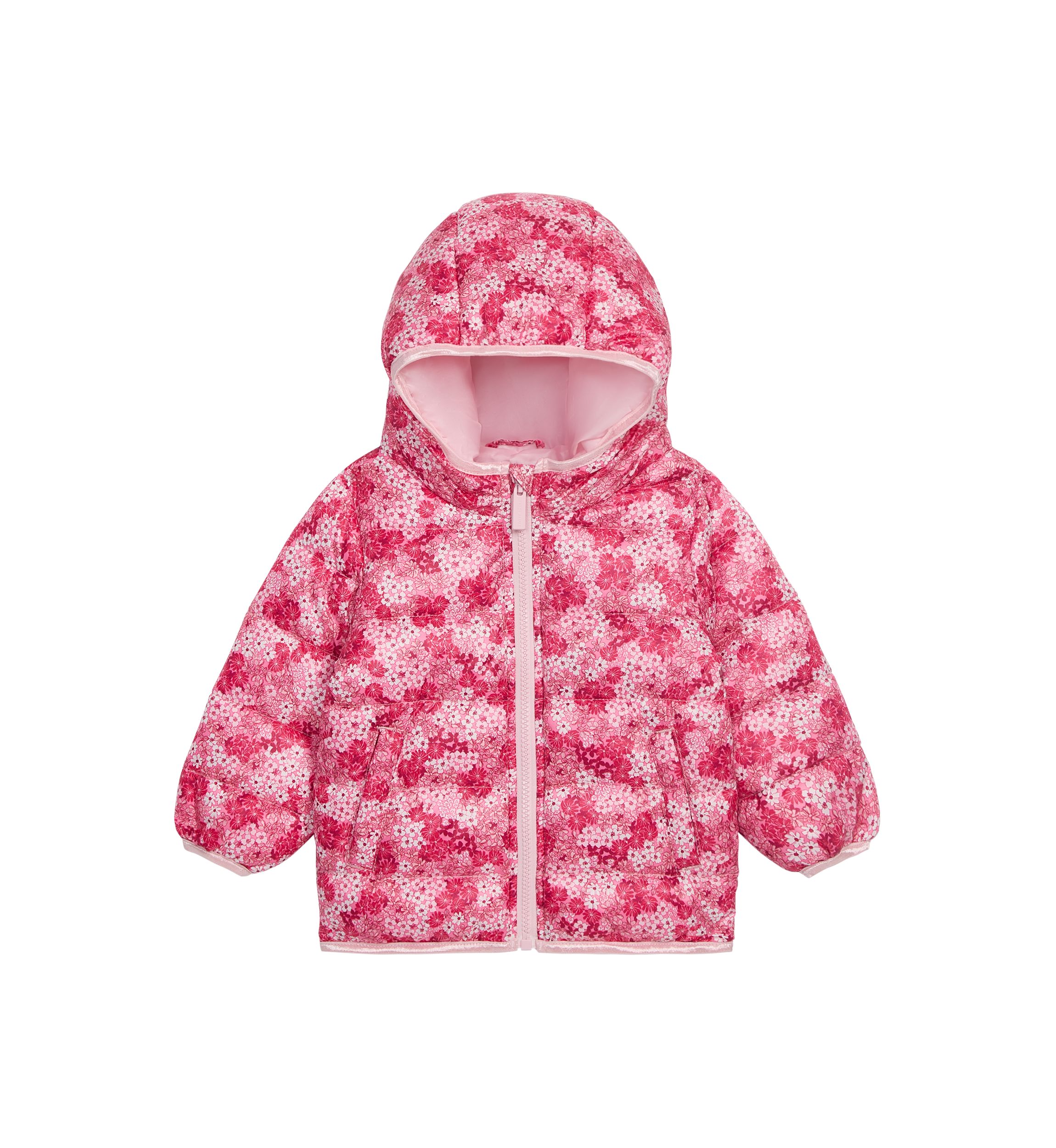 Baby Girls Hoodie Puffer Jacket