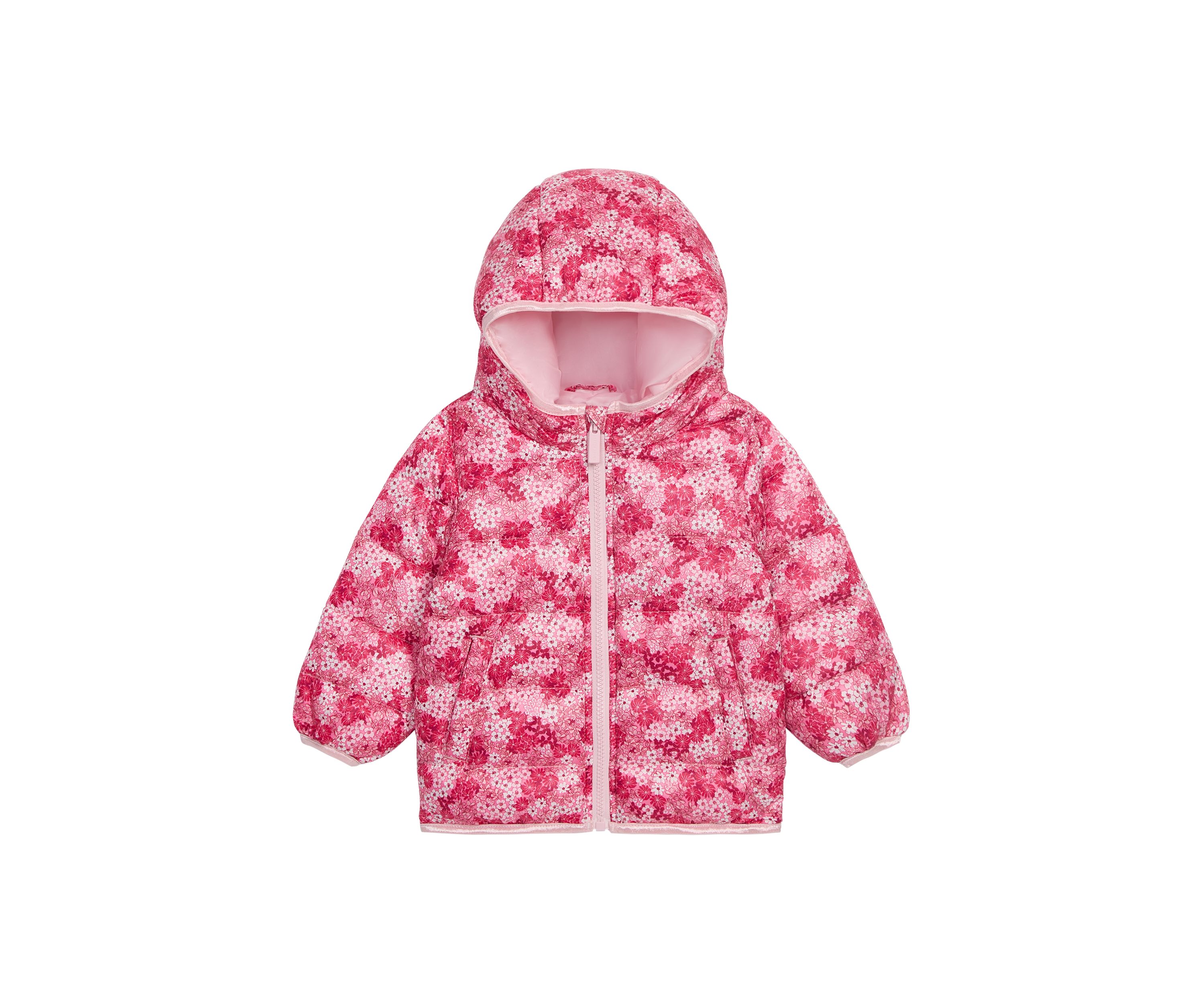 Baby Girls Hoodie Puffer Jacket