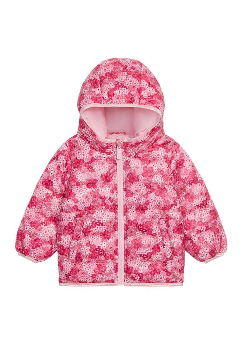 Baby Girls Hoodie Puffer Jacket