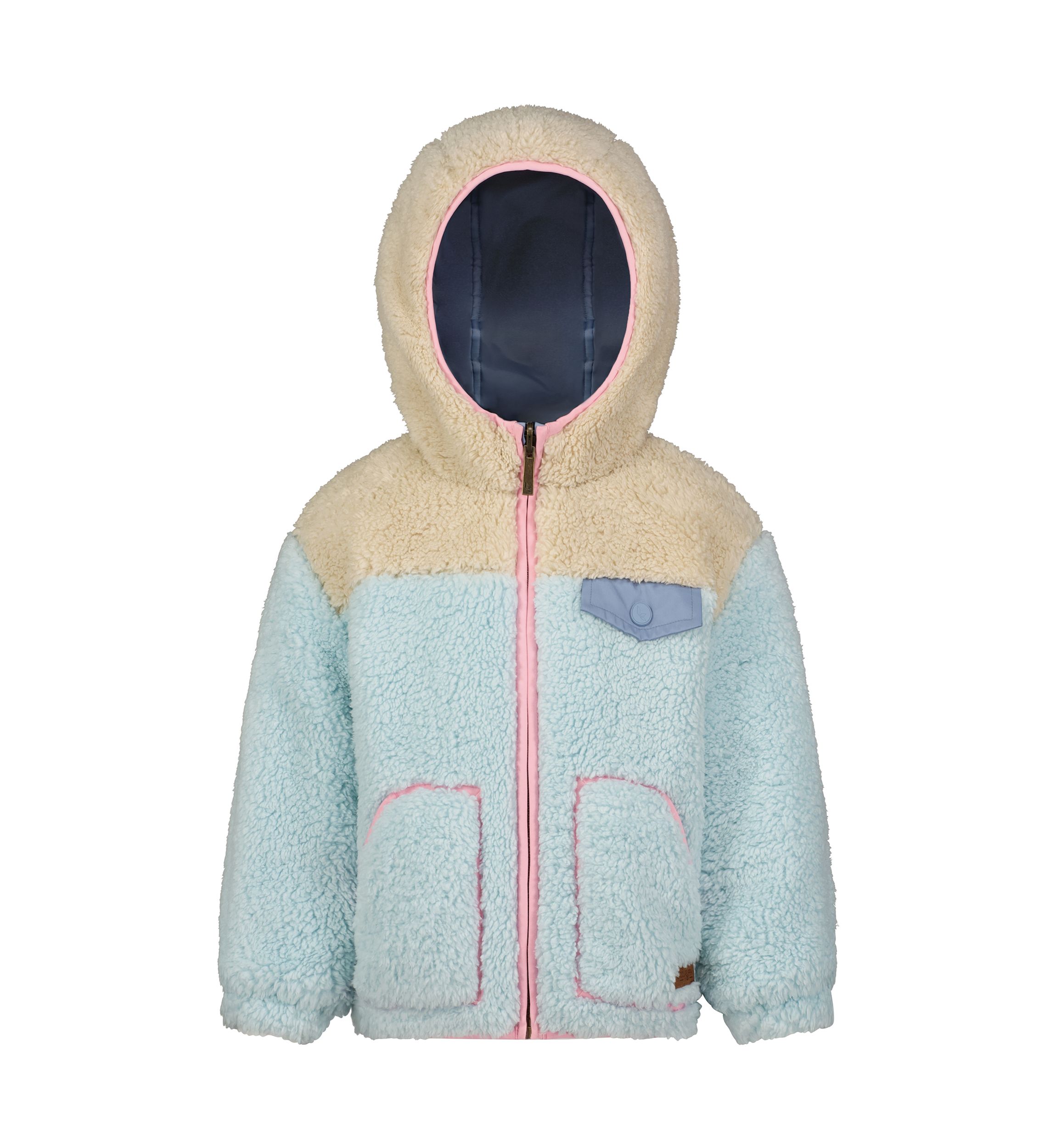 Toddler Girls Reversible Sherpa Jacket 