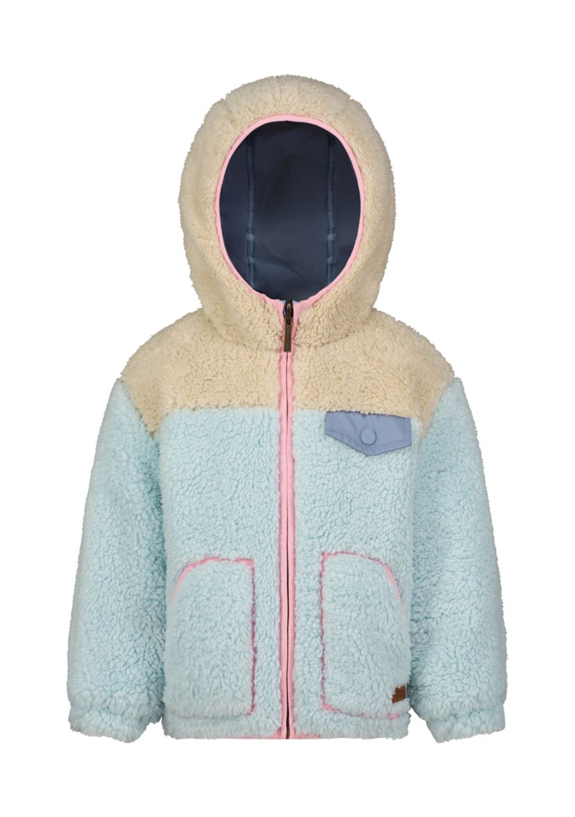 Toddler Girls Reversible Sherpa Jacket 