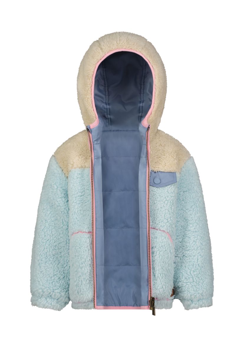 Toddler Girls Reversible Sherpa Jacket 