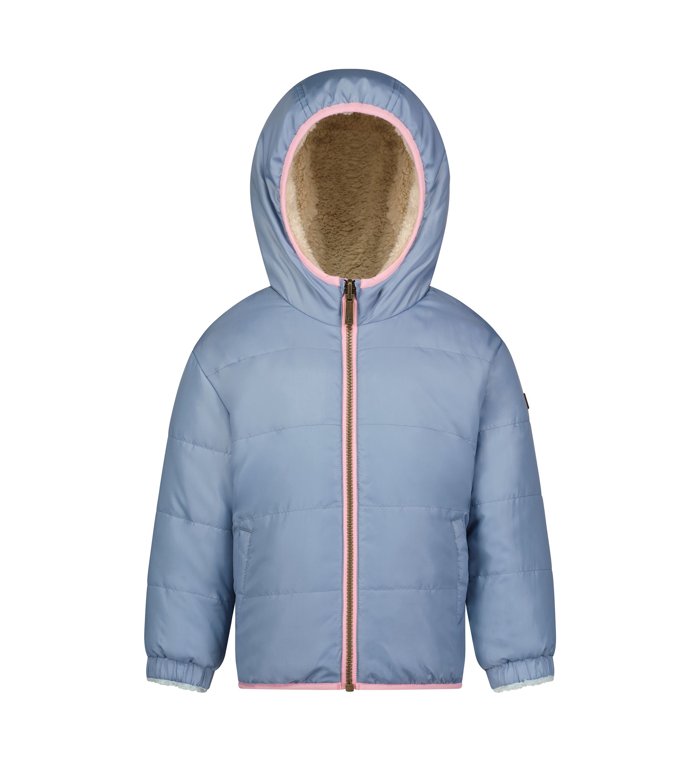 Toddler Girls Reversible Sherpa Jacket 