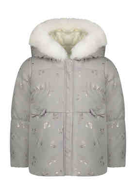 London Fog Baby Girls Reversible Quilted Midweight Jacket 