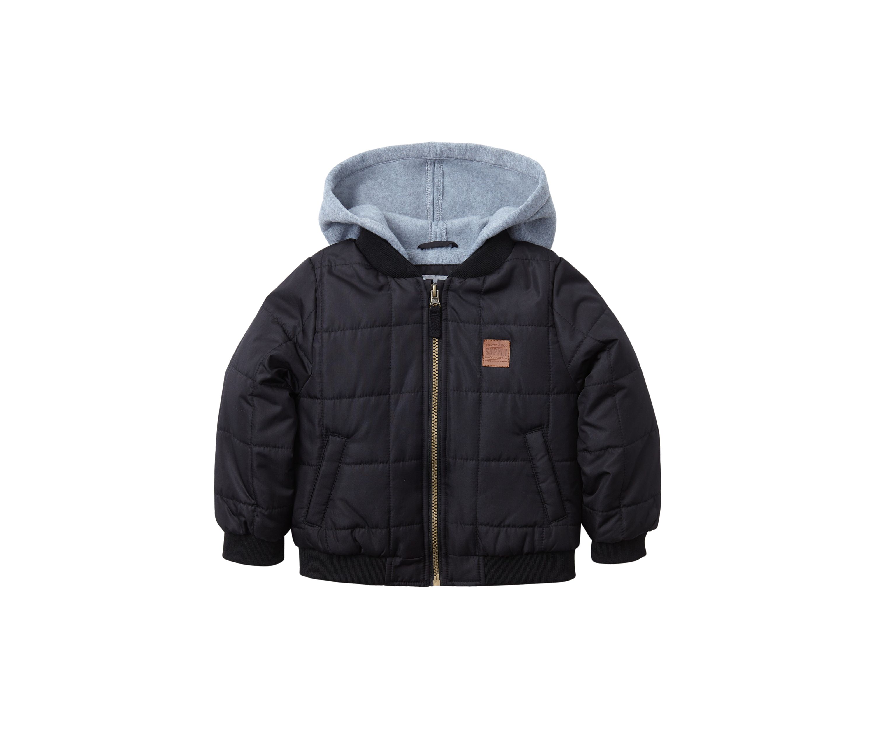 Baby Boys Quilted Bomber Jacket