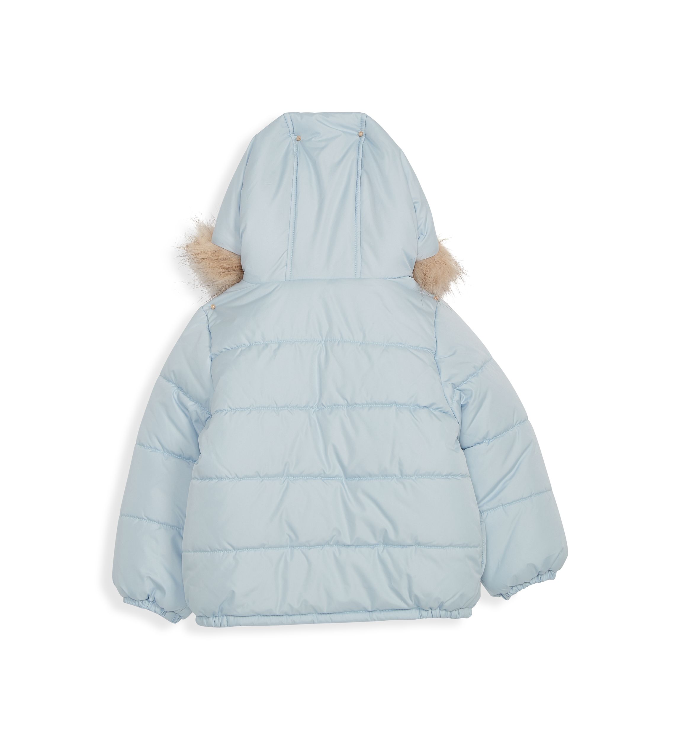 Toddlers Girls Hoodie Puffer Jacket