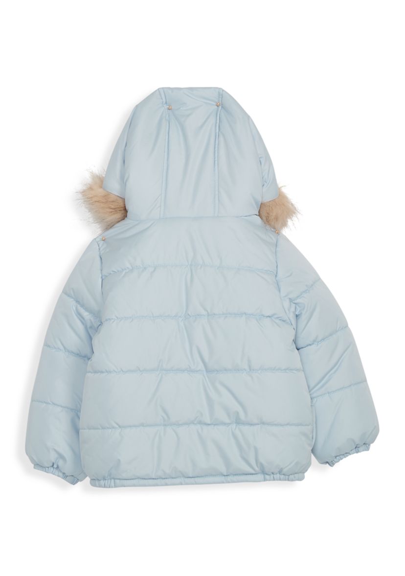 Toddlers Girls Hoodie Puffer Jacket