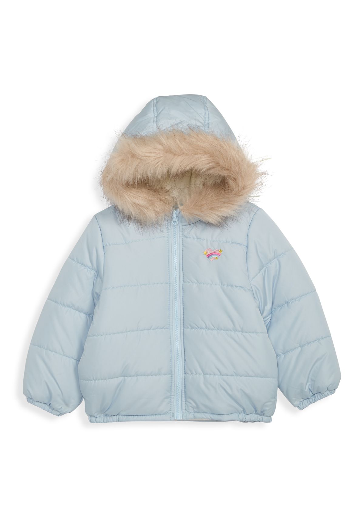 Toddlers Girls Hoodie Puffer Jacket