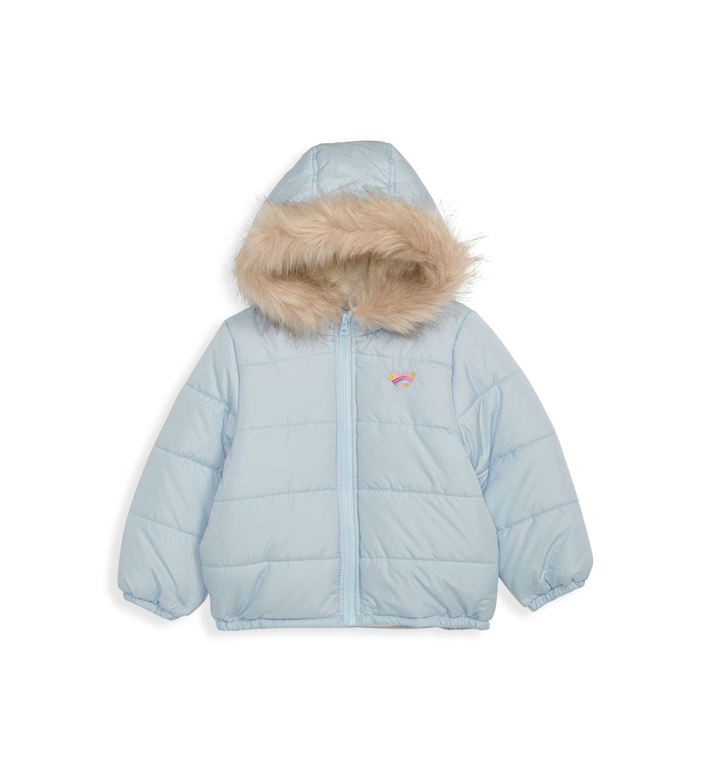 Toddlers Girls Hoodie Puffer Jacket