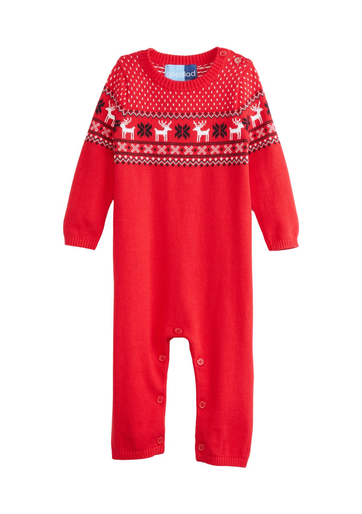 Baby Boys Holiday Truck One Piece Sweater