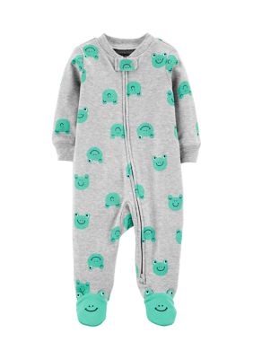 Carter's® Baby Boys Frog Footie Pajamas | belk