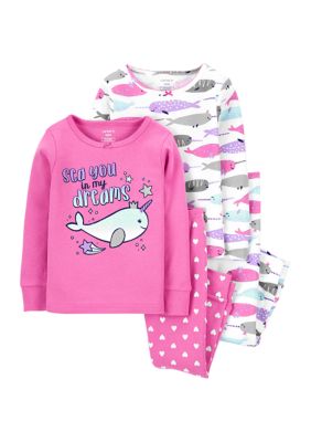 Carter s Baby Girls Cotton Pajama Set belk