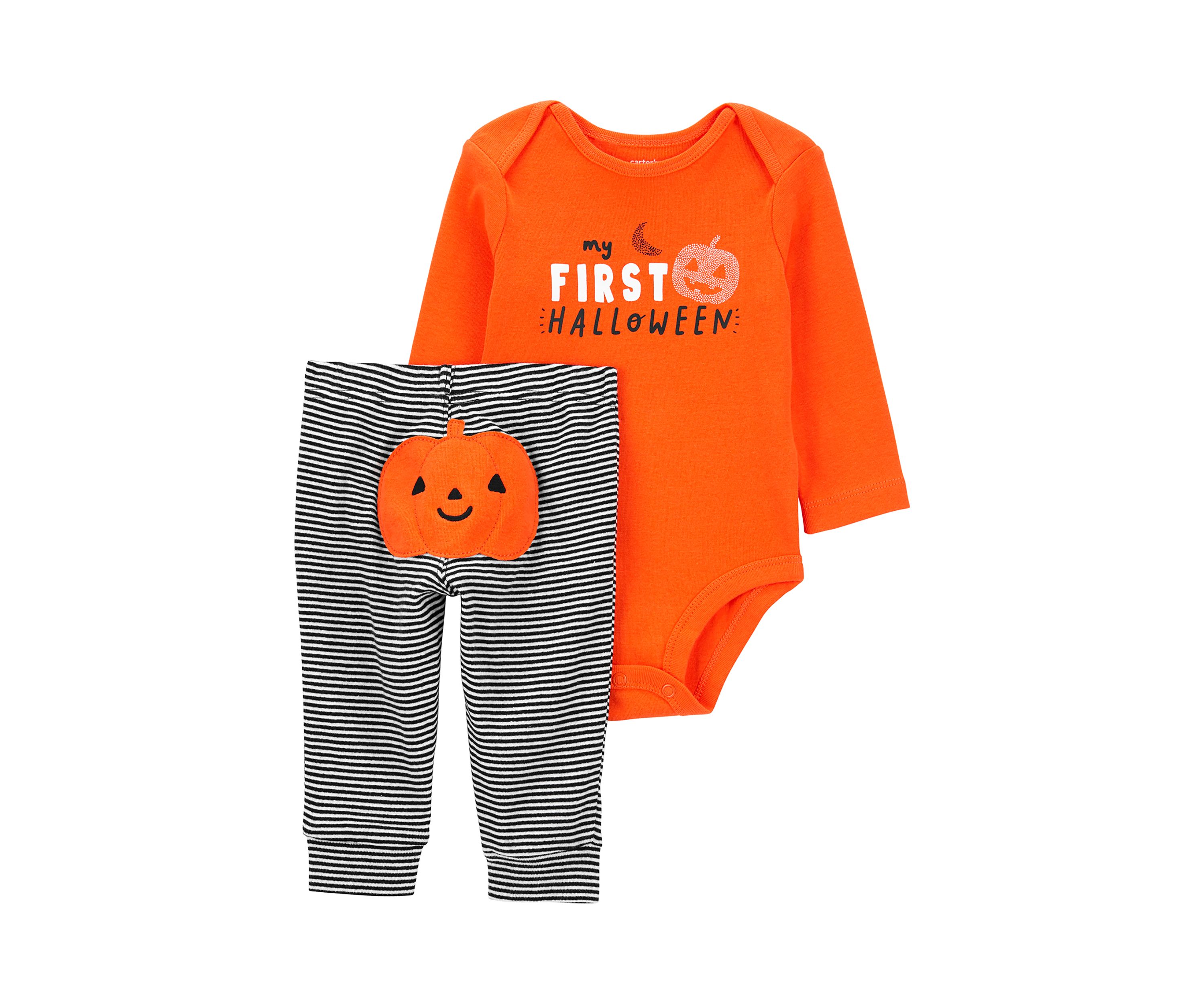 Baby Girls My First Halloween Bodysuit and Leggings Set
