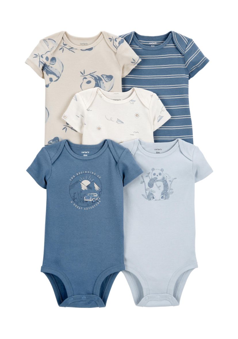 Baby Boys 5-Pack of Bodysuits 