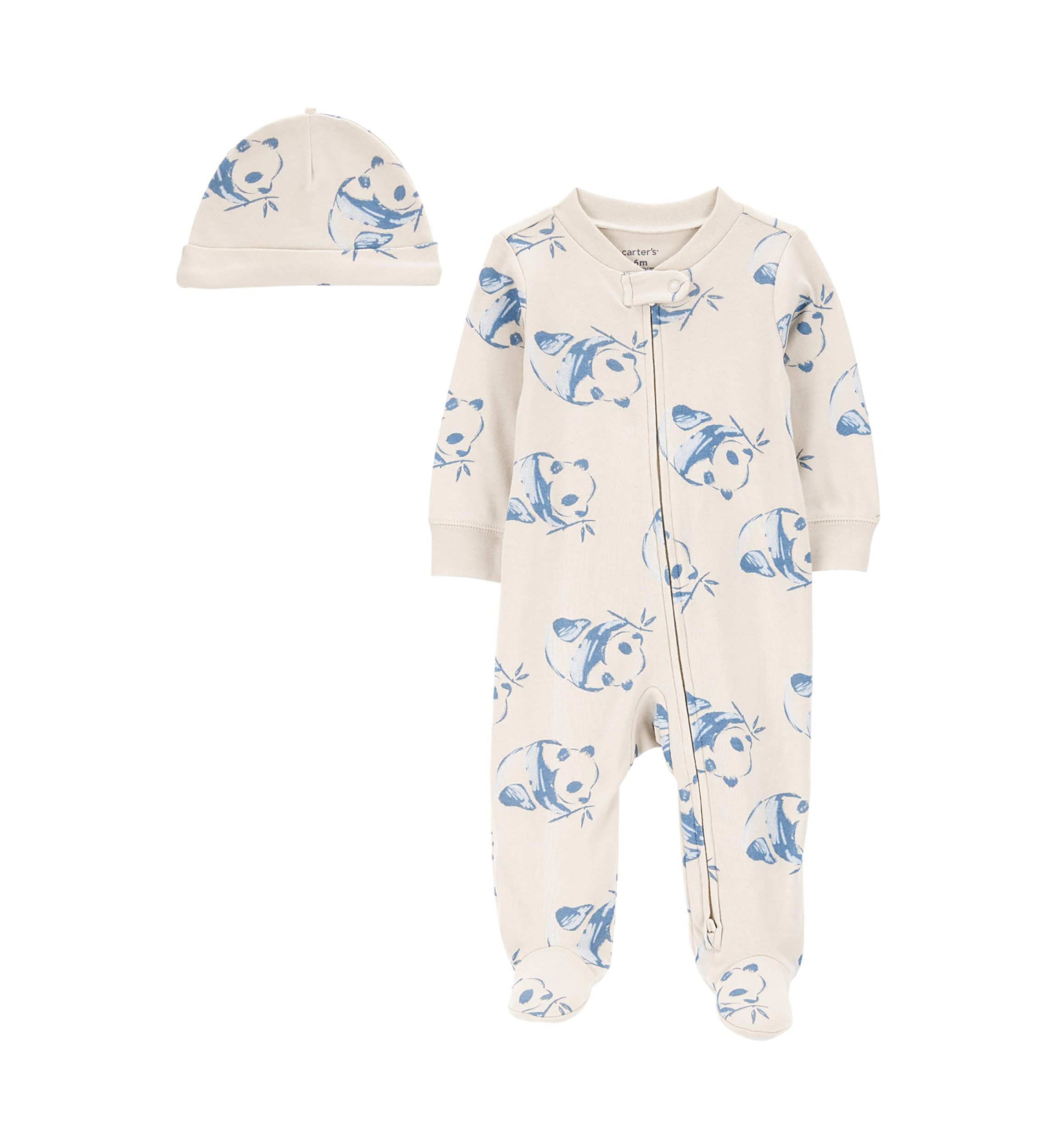 Baby Boys Sleep & Play Set with Cap