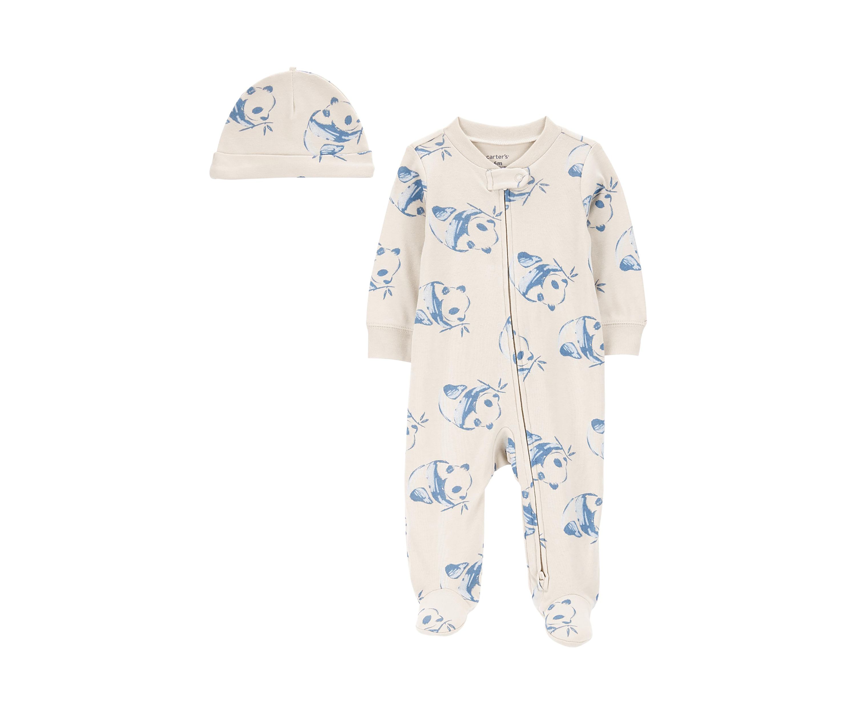 Baby Boys Sleep & Play Set with Cap