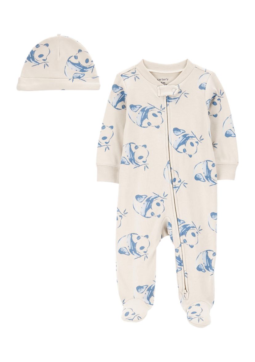 Baby Boys Sleep & Play Set with Cap