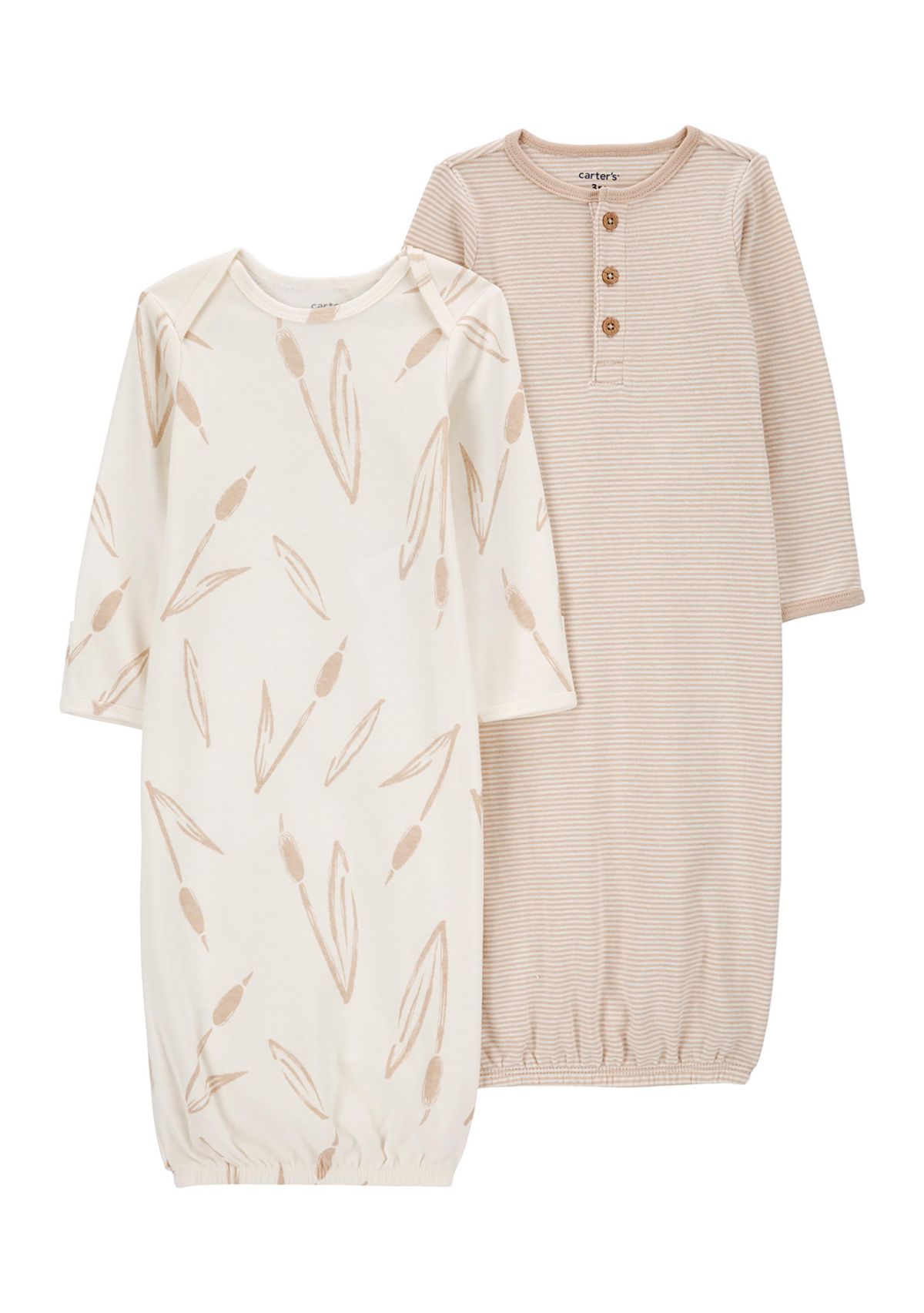 Baby Girls 2 Pack Gowns 