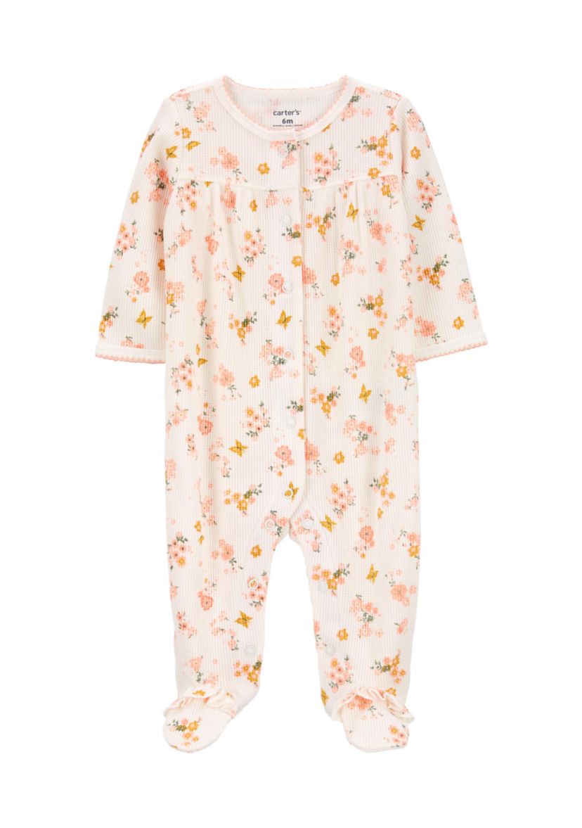 Baby Girls Floral Printed Sleep One Piece