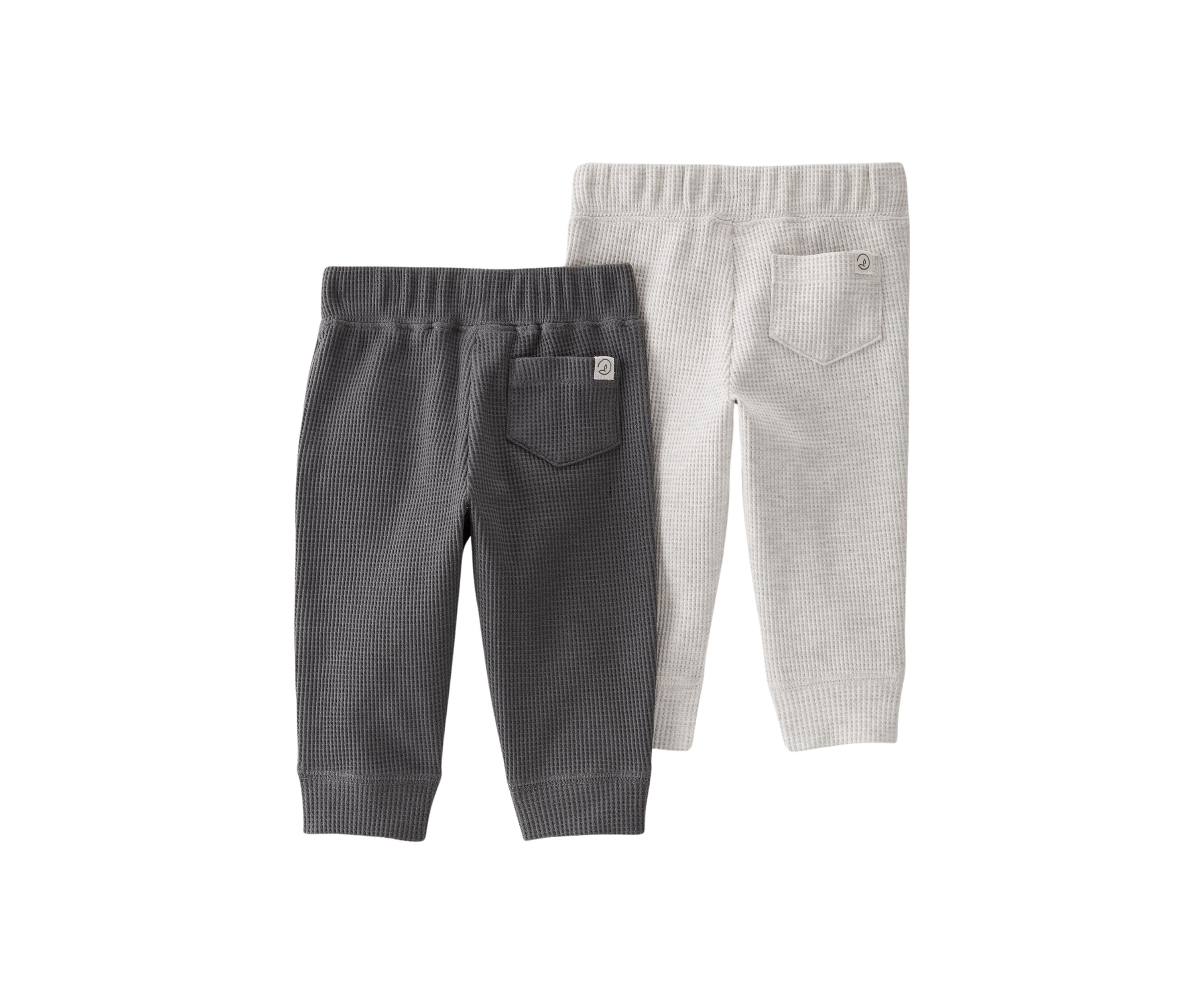 Baby Girls Thermal Pants - 2 Pack