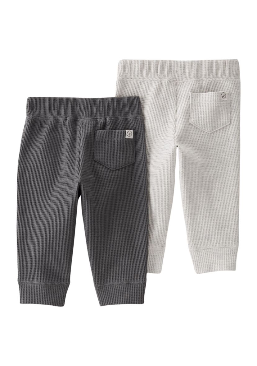 Baby Girls Thermal Pants - 2 Pack
