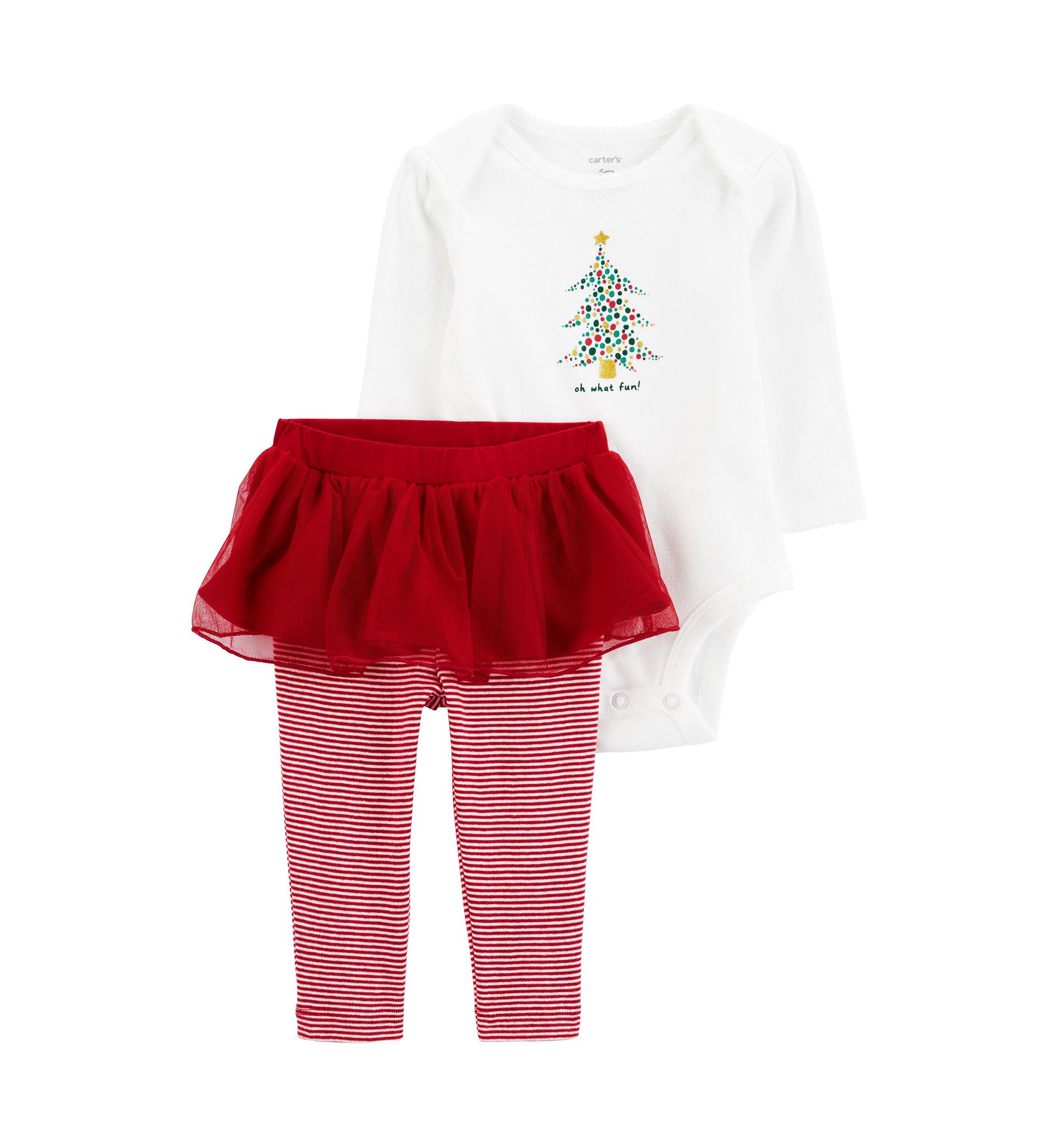 Baby Girls Christmas Tutu Set