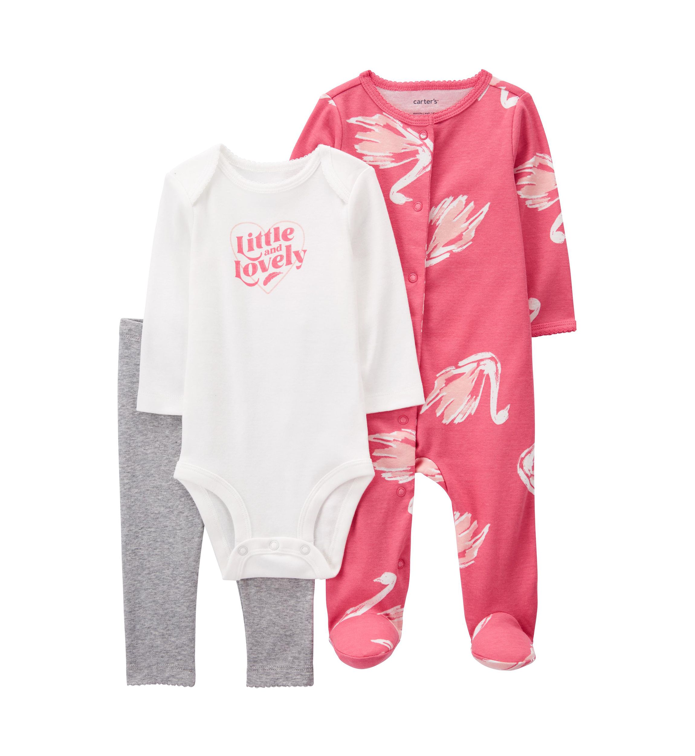 Baby Girls Swan Multi Pack