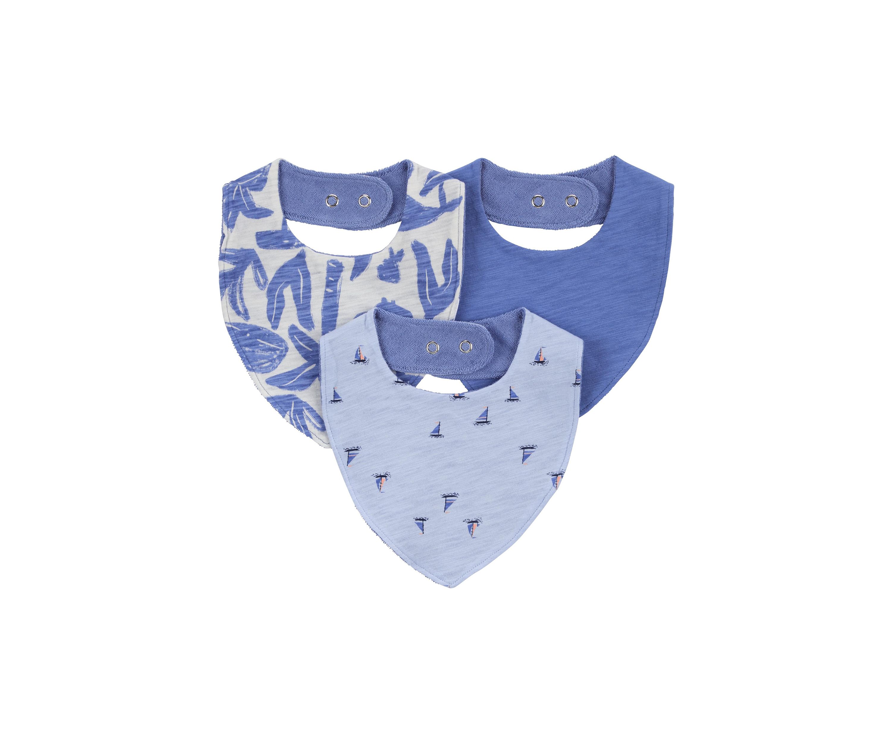 Baby Boys Set of 3 Bibs
