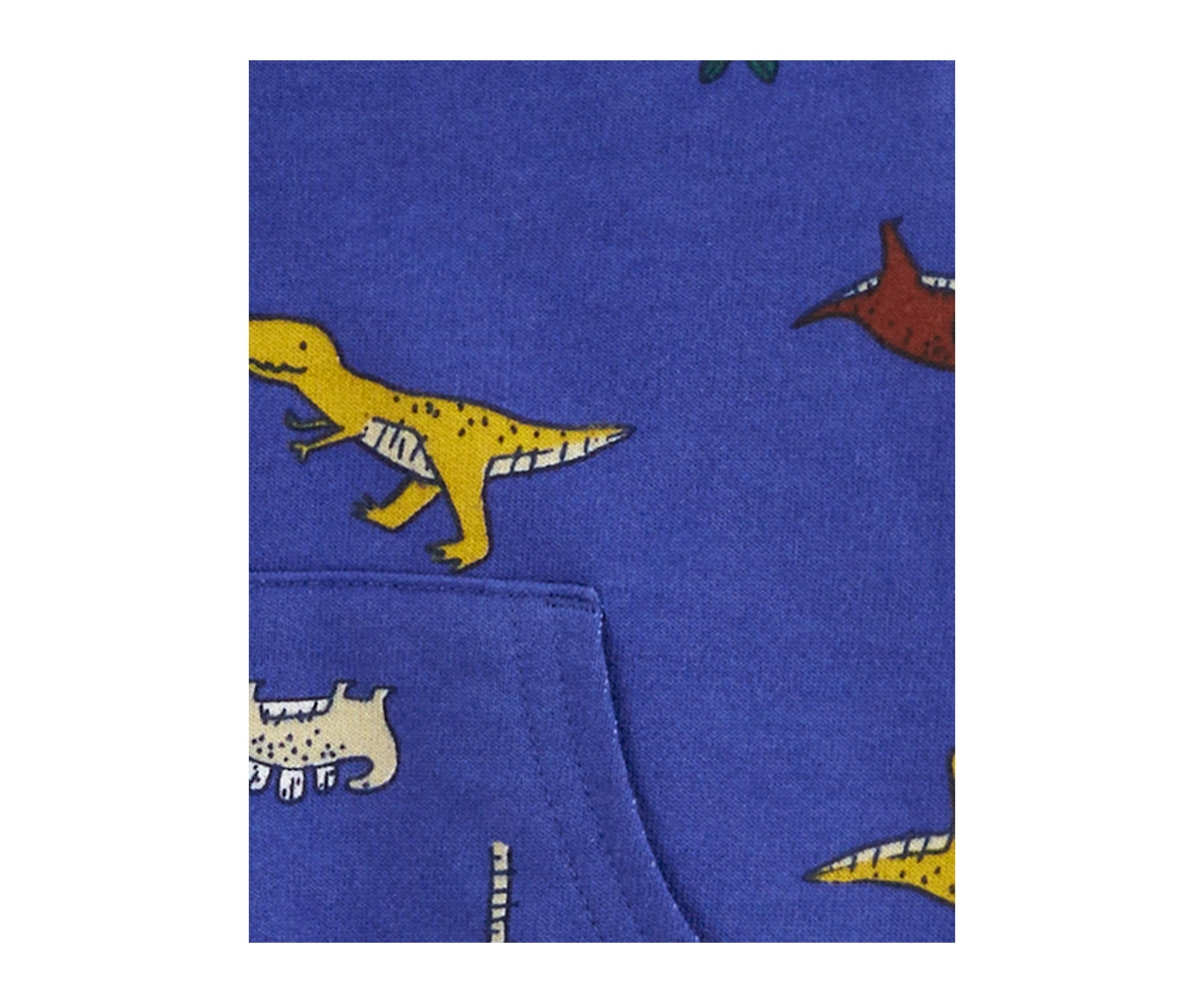 Baby Boys Dino Hooded One Piece Pajama