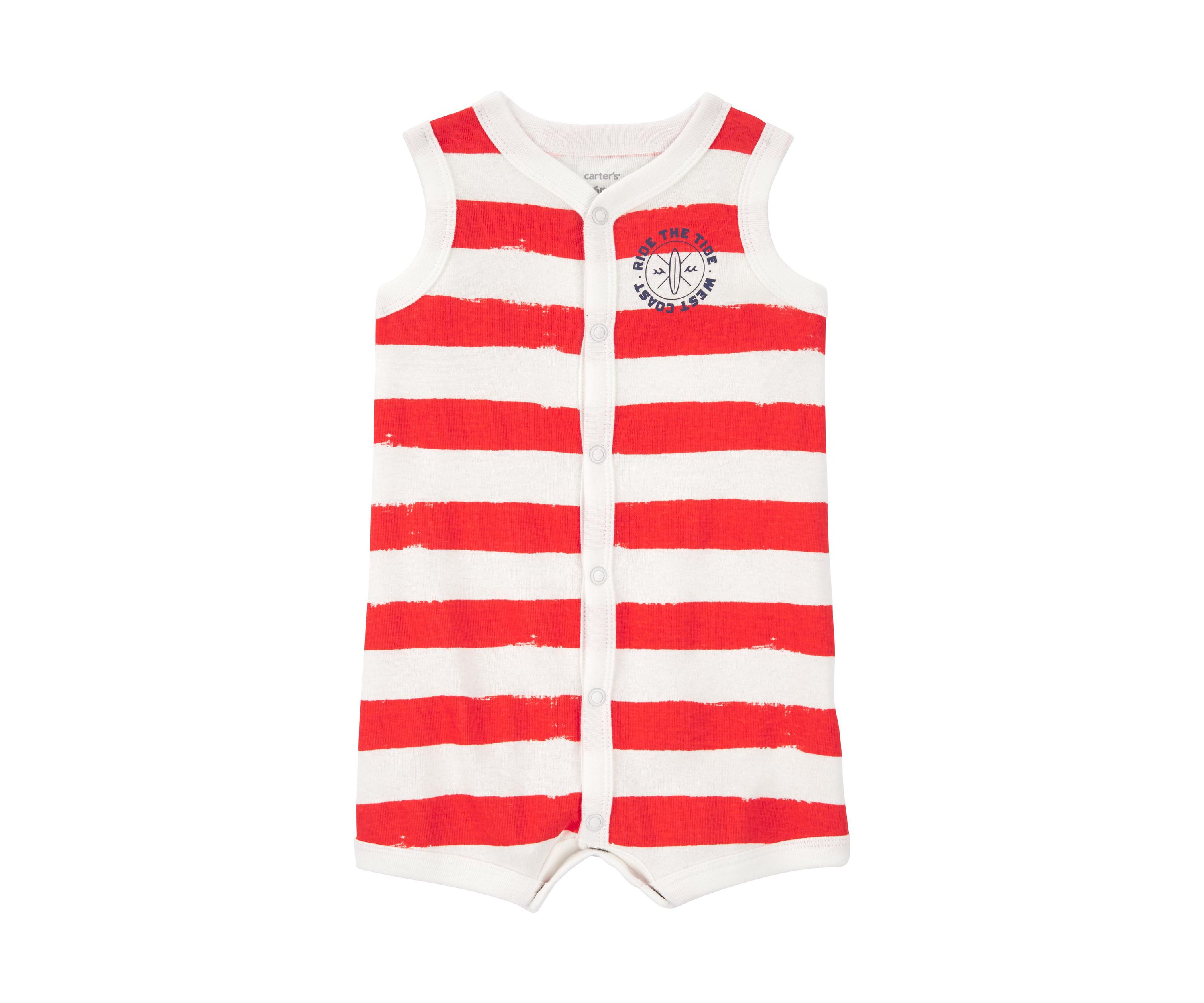 Baby Boys Nautical Stripe Romper
