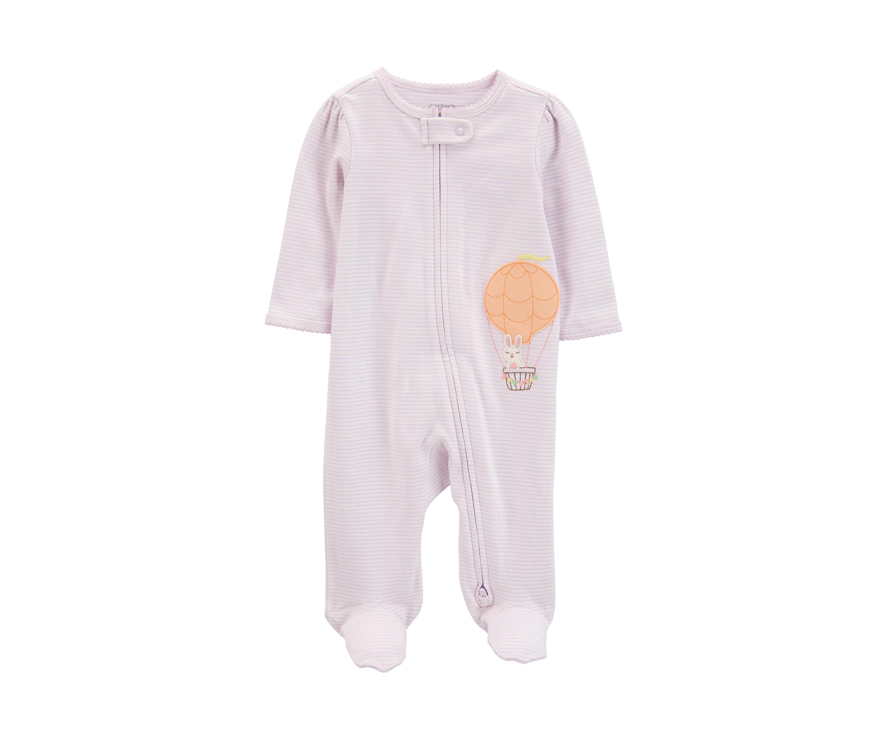 Baby Girls Hot Air Balloon One Piece Pajama