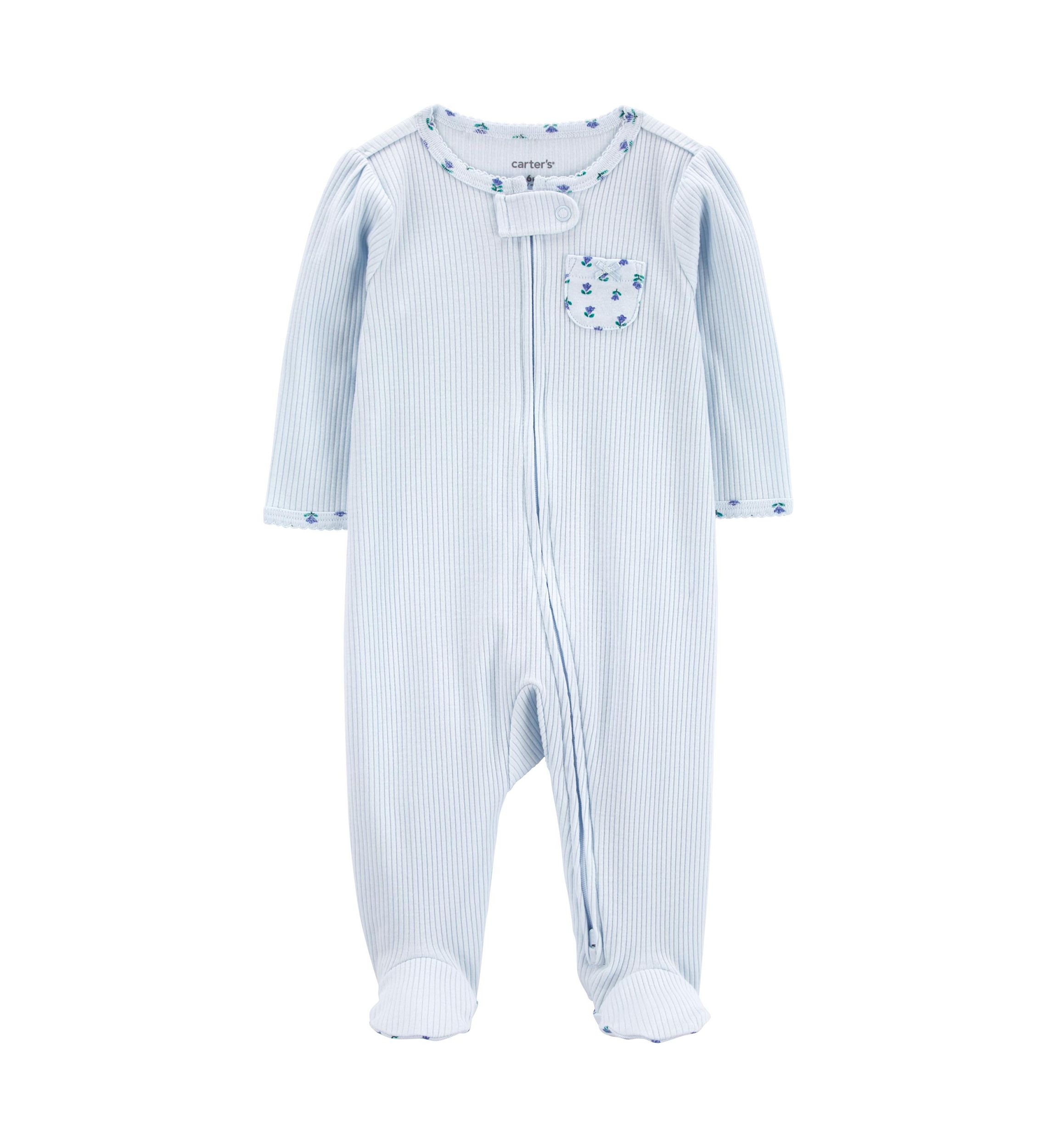 Baby Girls Printed One Piece Pajama 