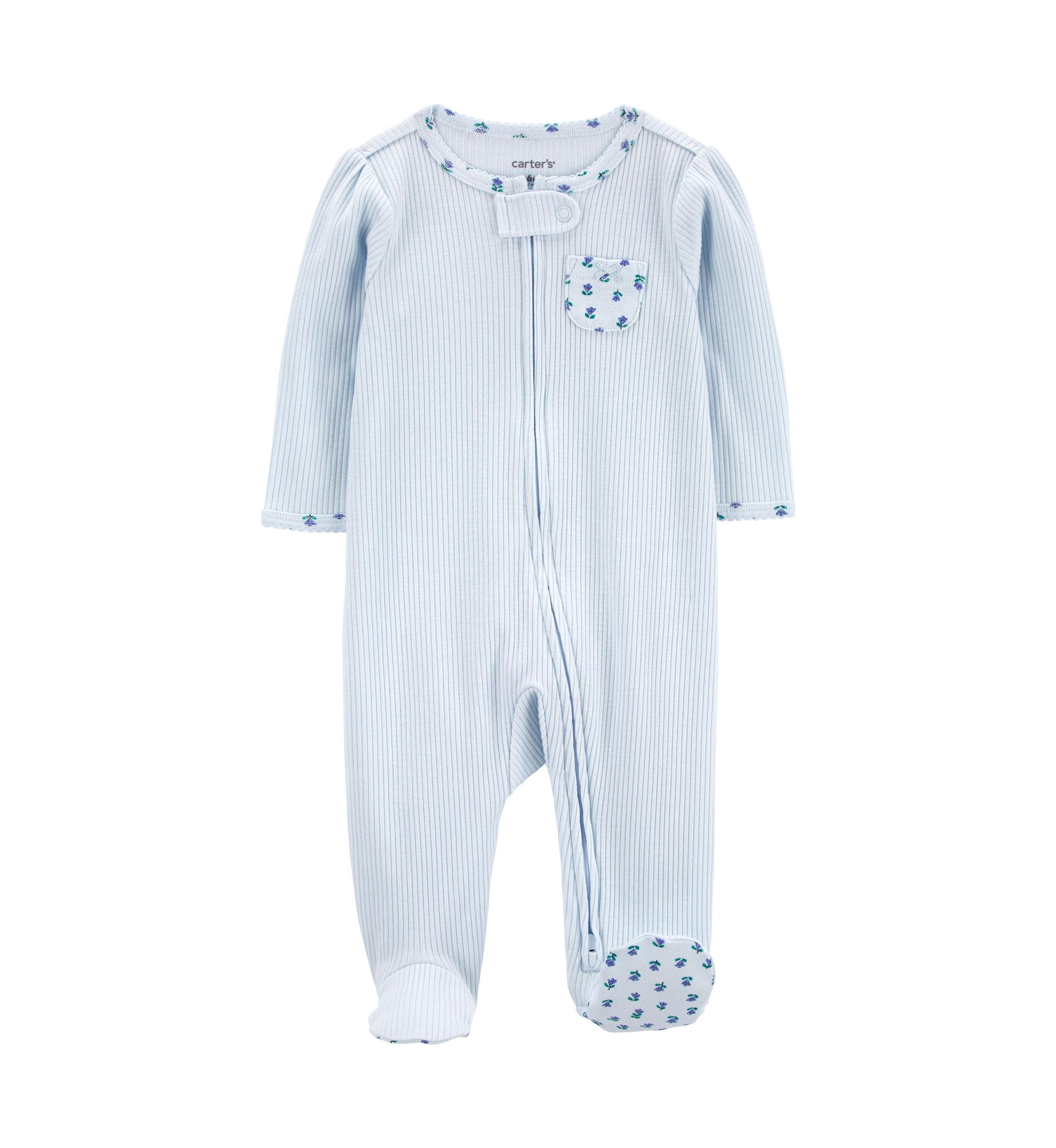Baby Girls Printed One Piece Pajama 