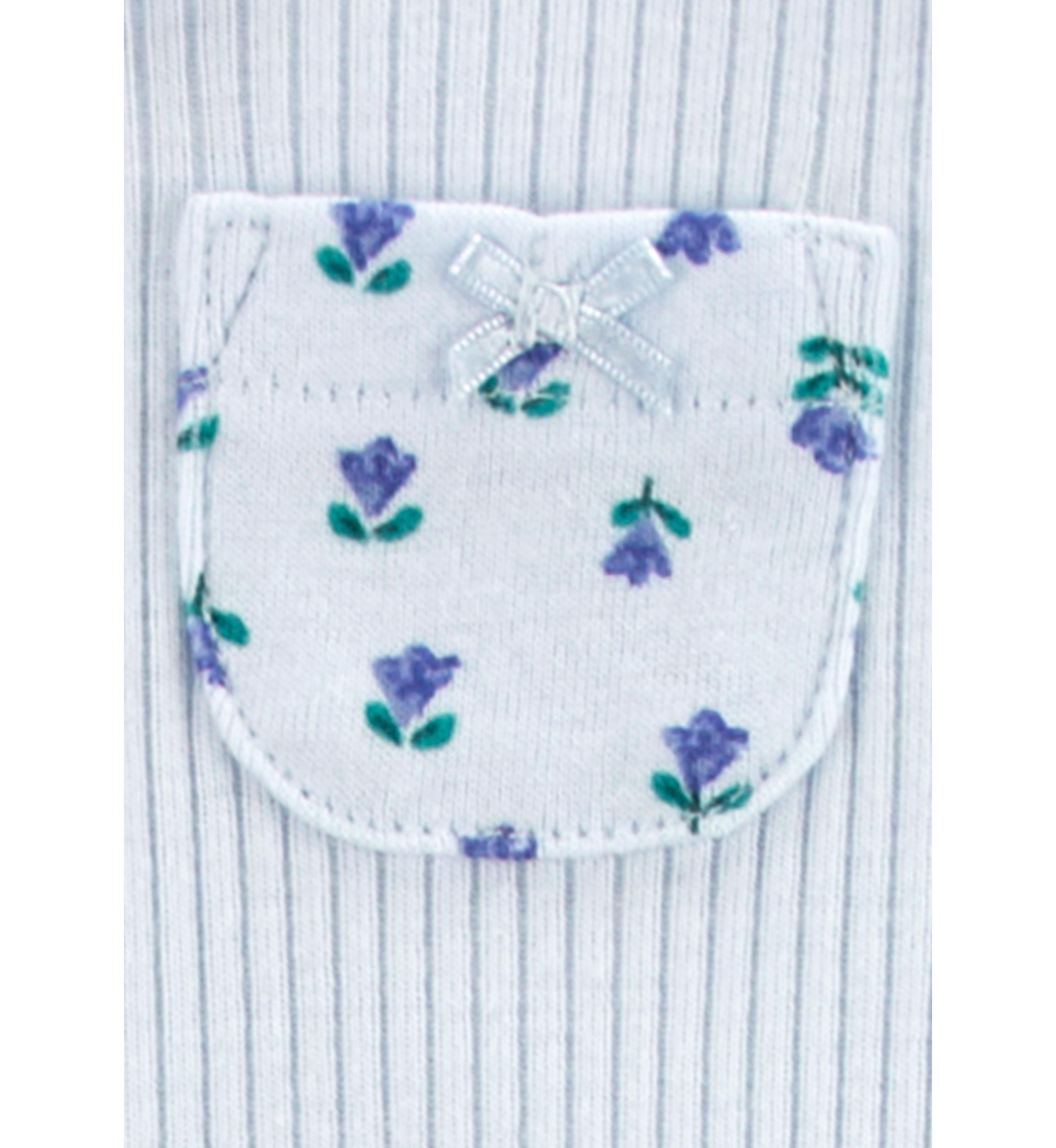 Baby Girls Printed One Piece Pajama 