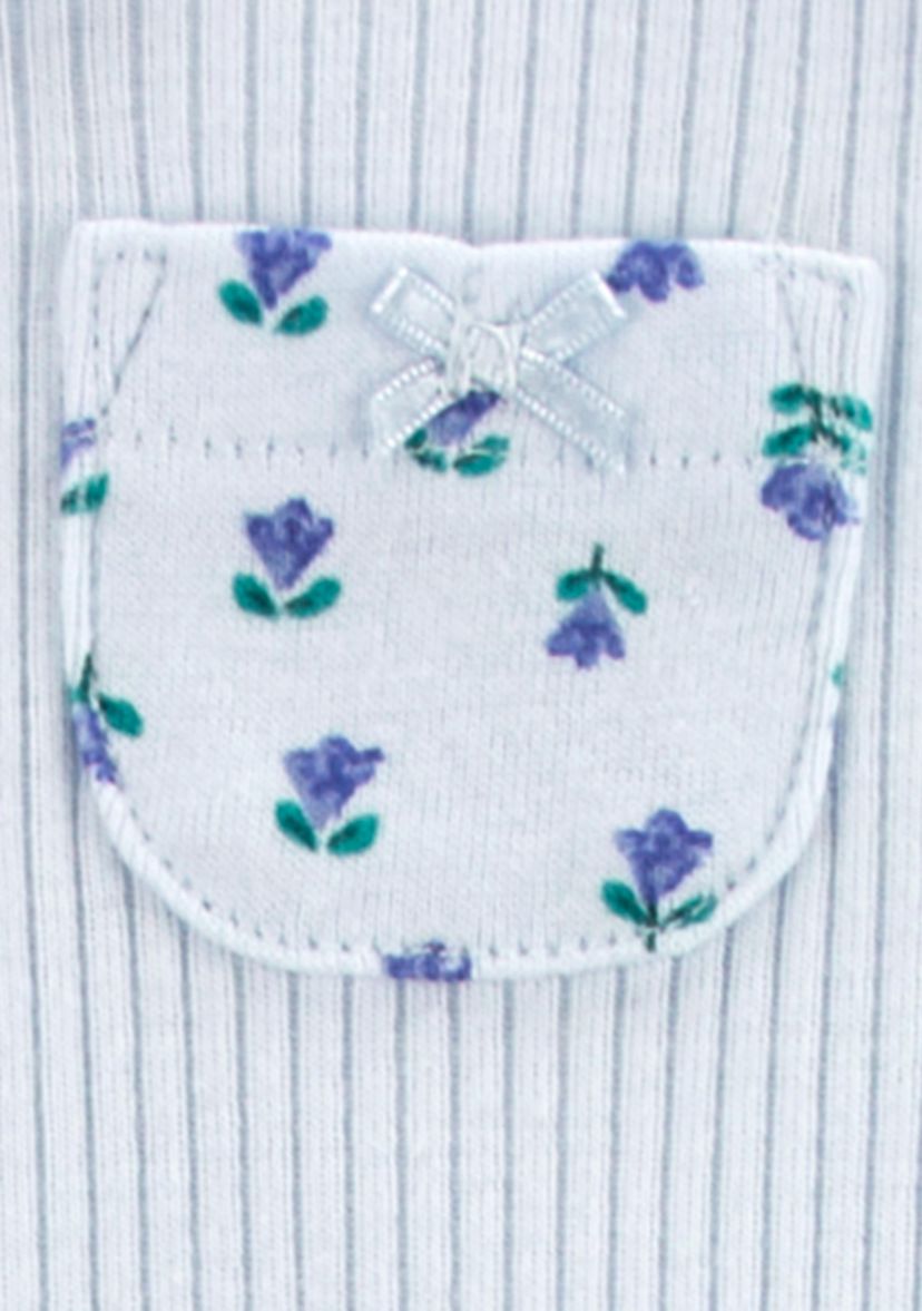 Baby Girls Printed One Piece Pajama 
