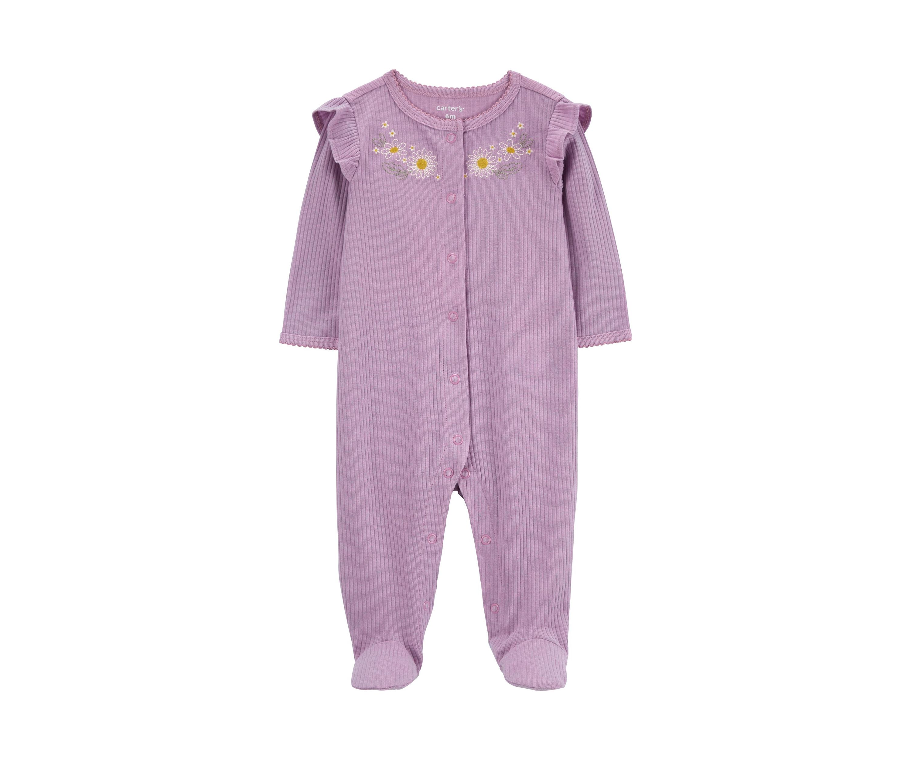 Baby Girls Floral One-Piece Pajama