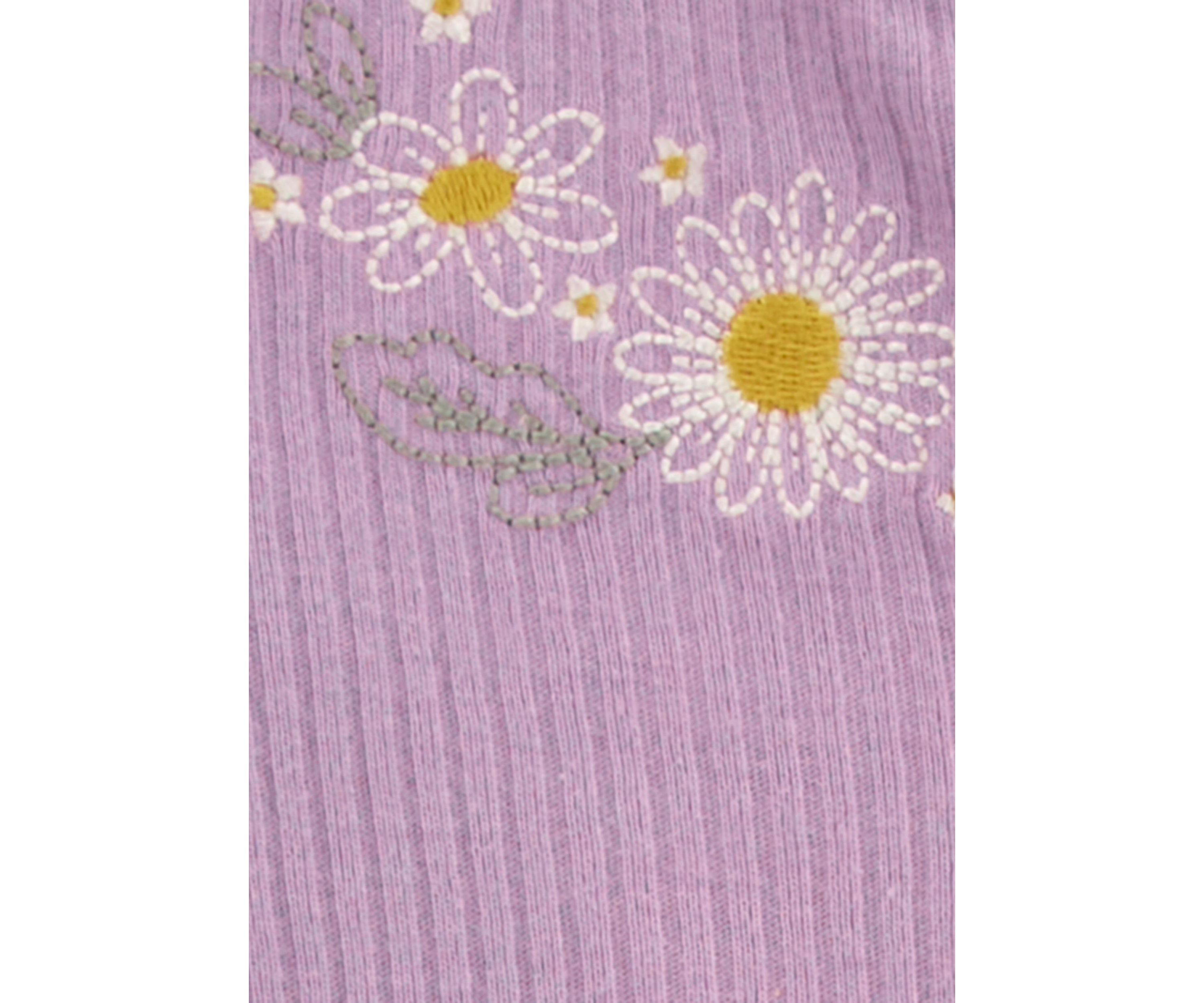 Baby Girls Floral One-Piece Pajama