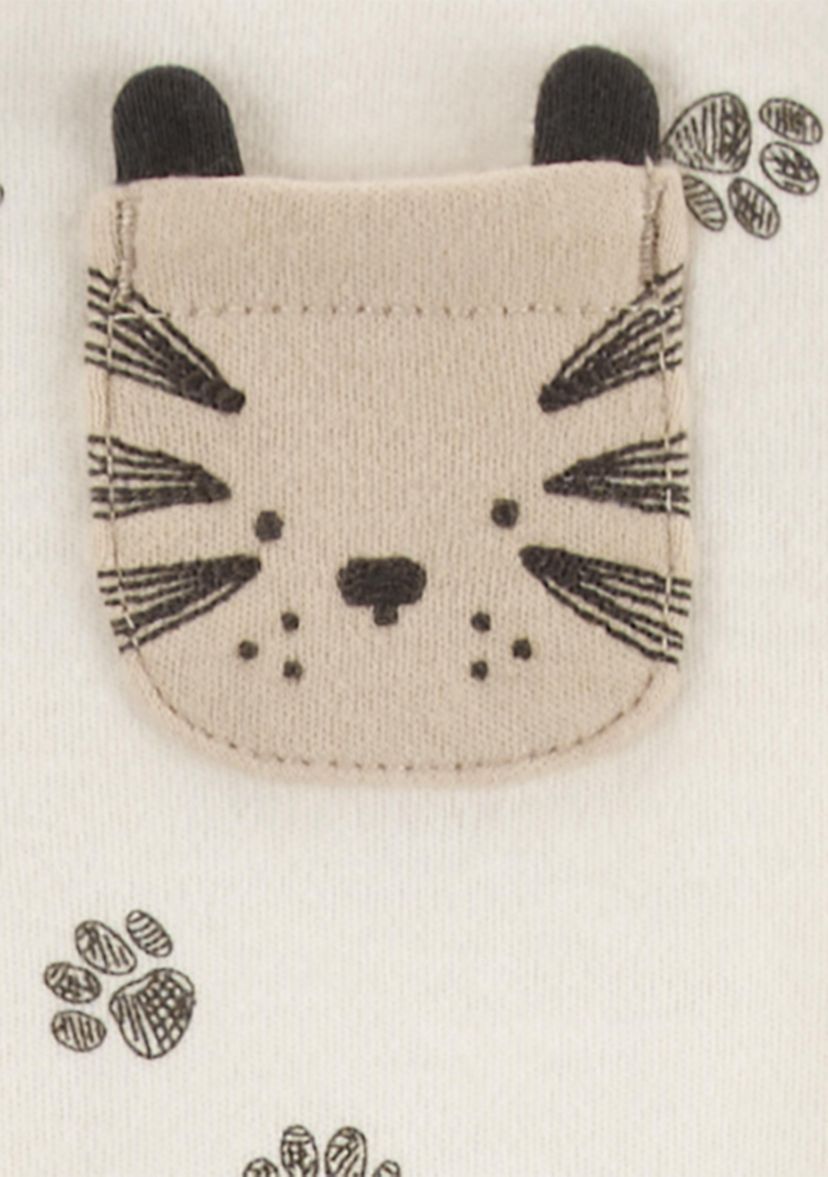 Baby Boys Printed One-Piece Pajama 
