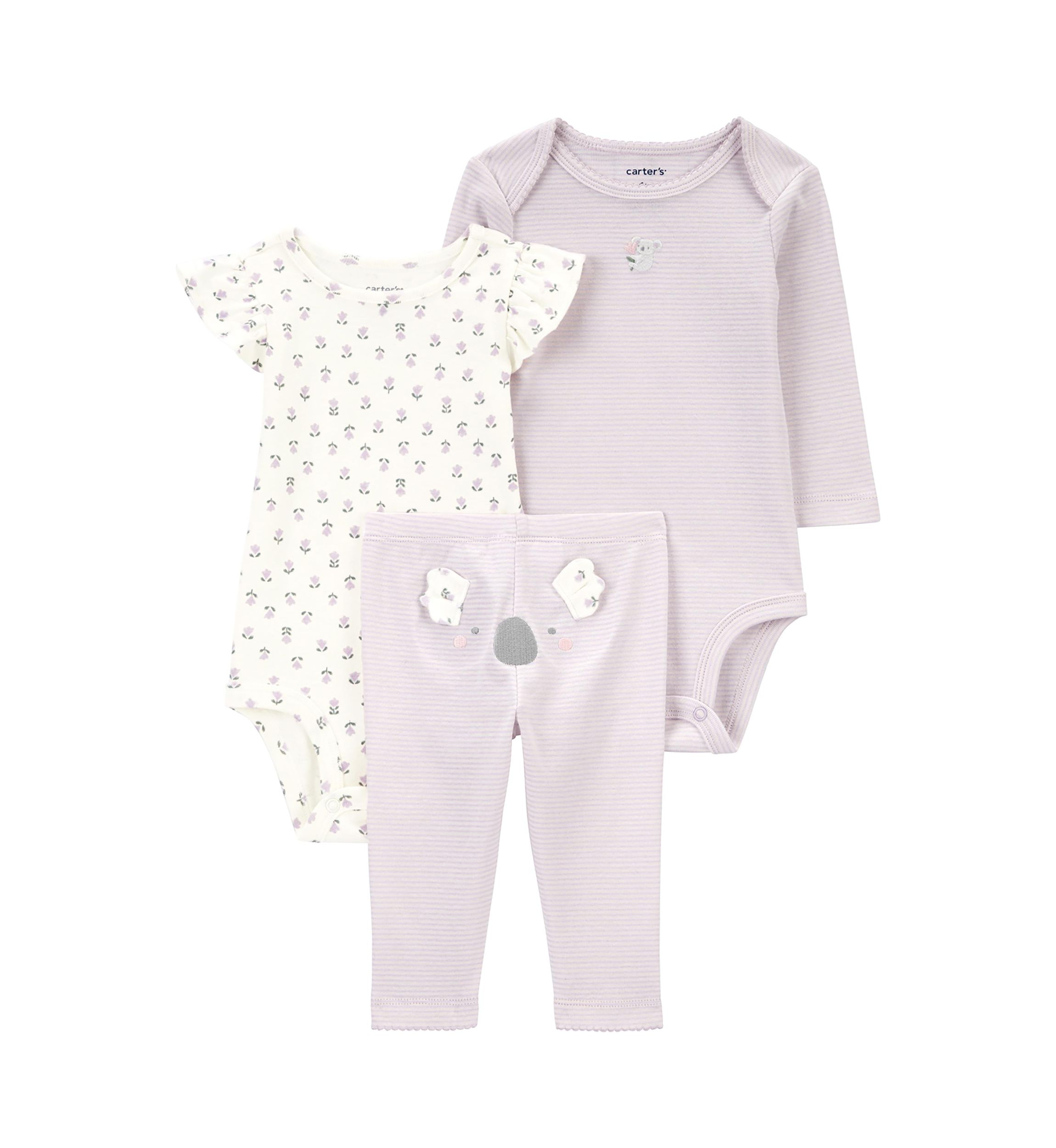 Baby Girls Koala Bear 3-Piece Set