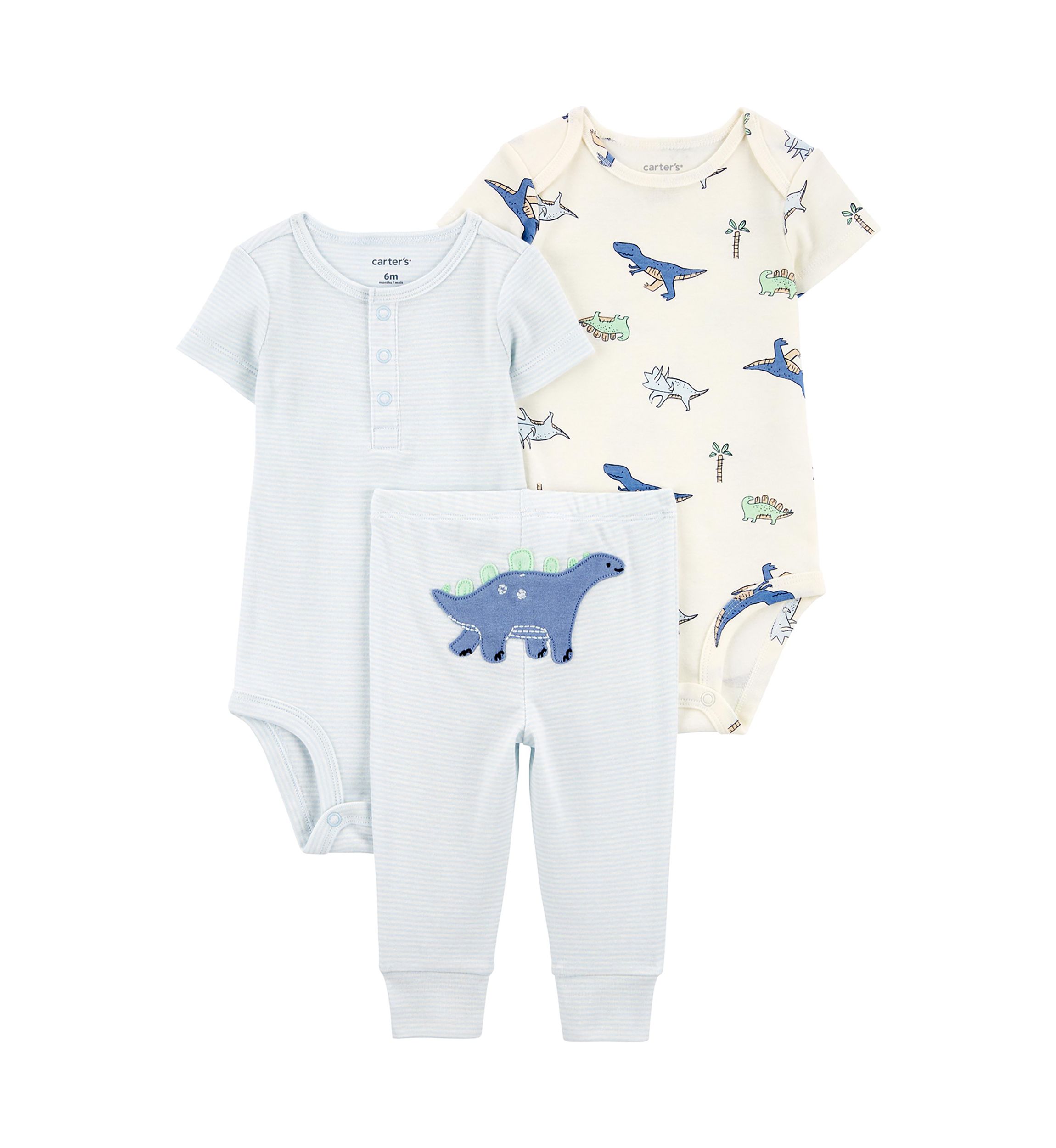Baby Boys Dino 3-Piece Set