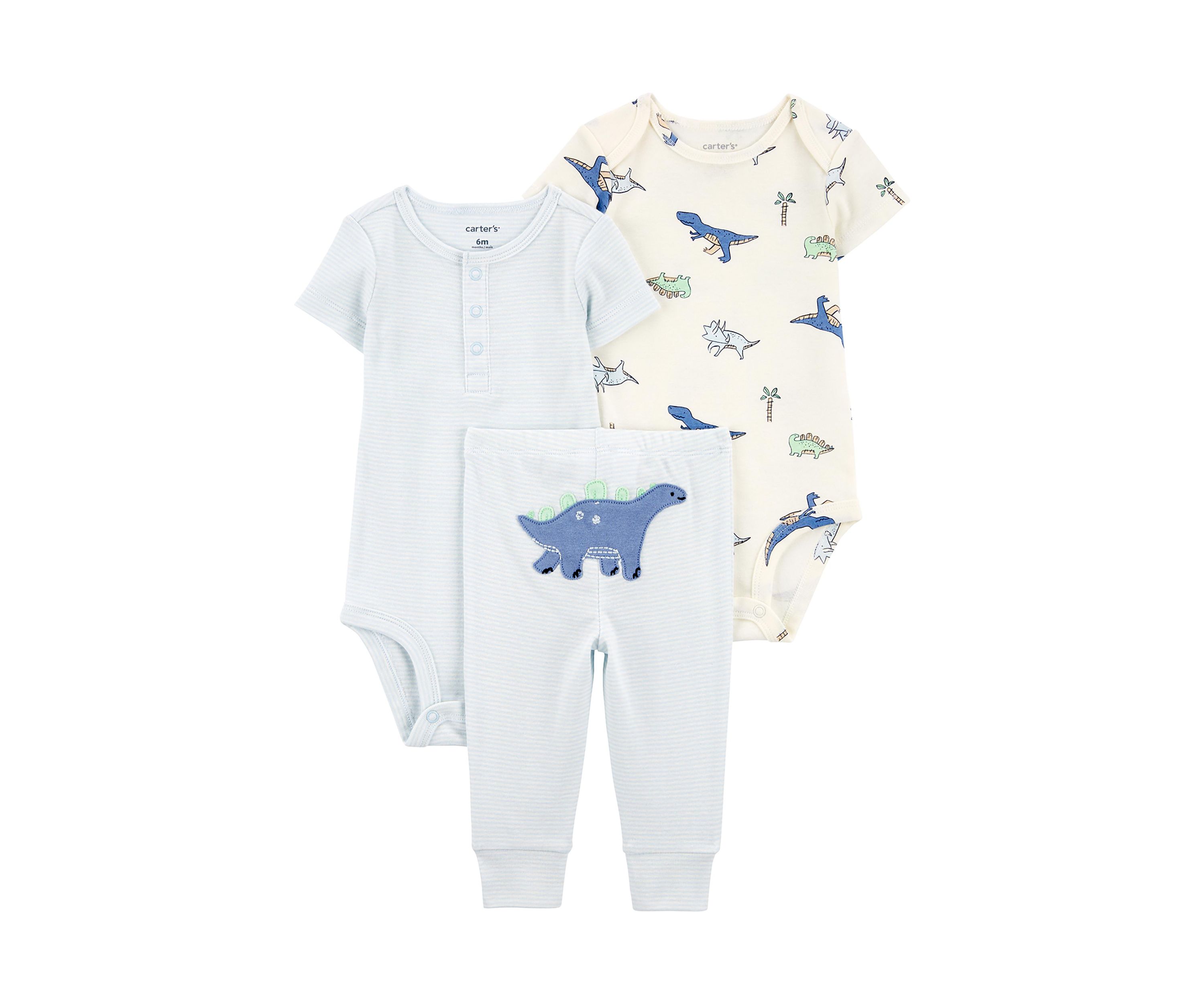 Baby Boys Dino 3-Piece Set