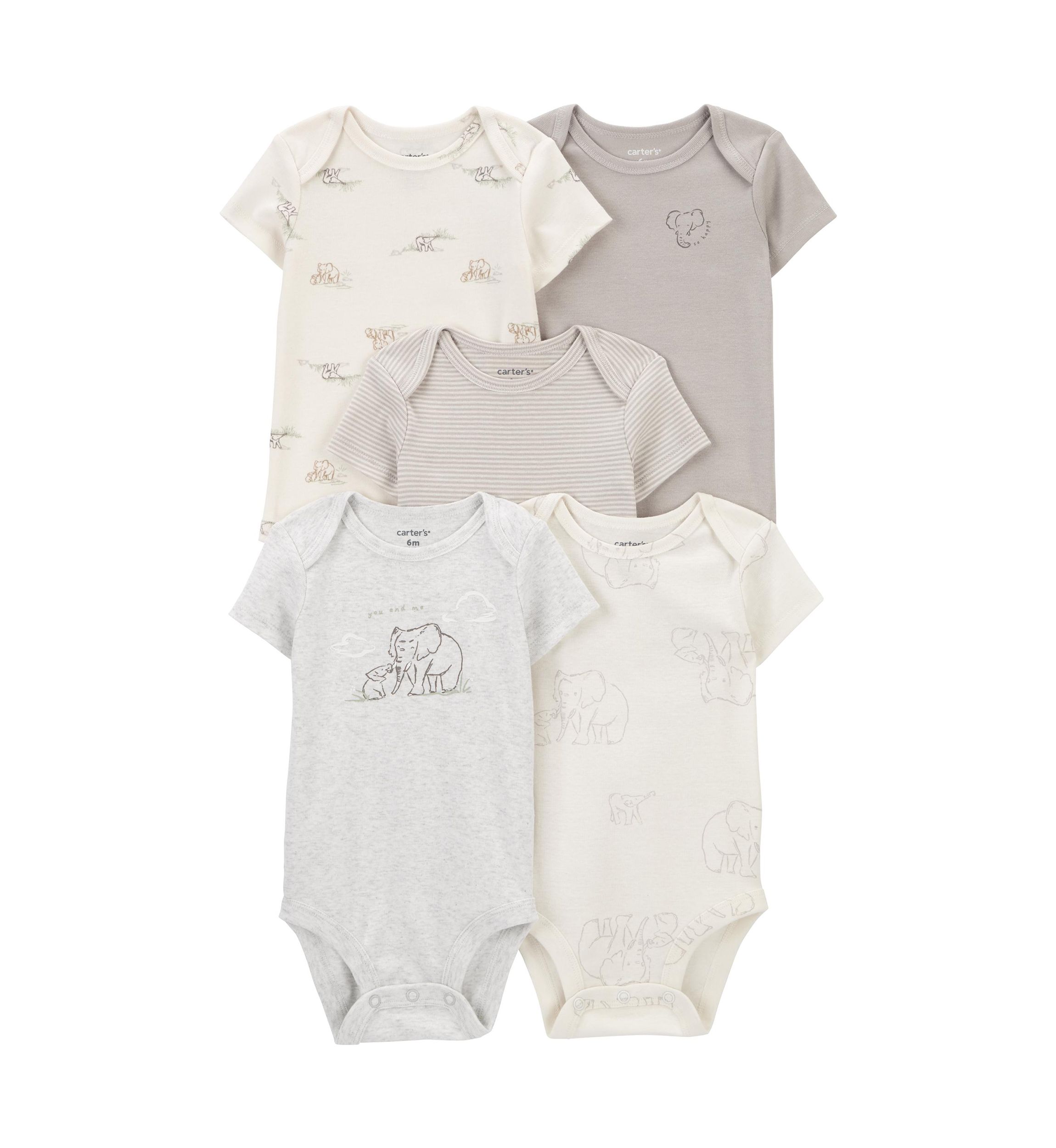 Baby Boys 5-Pack of Bodysuits