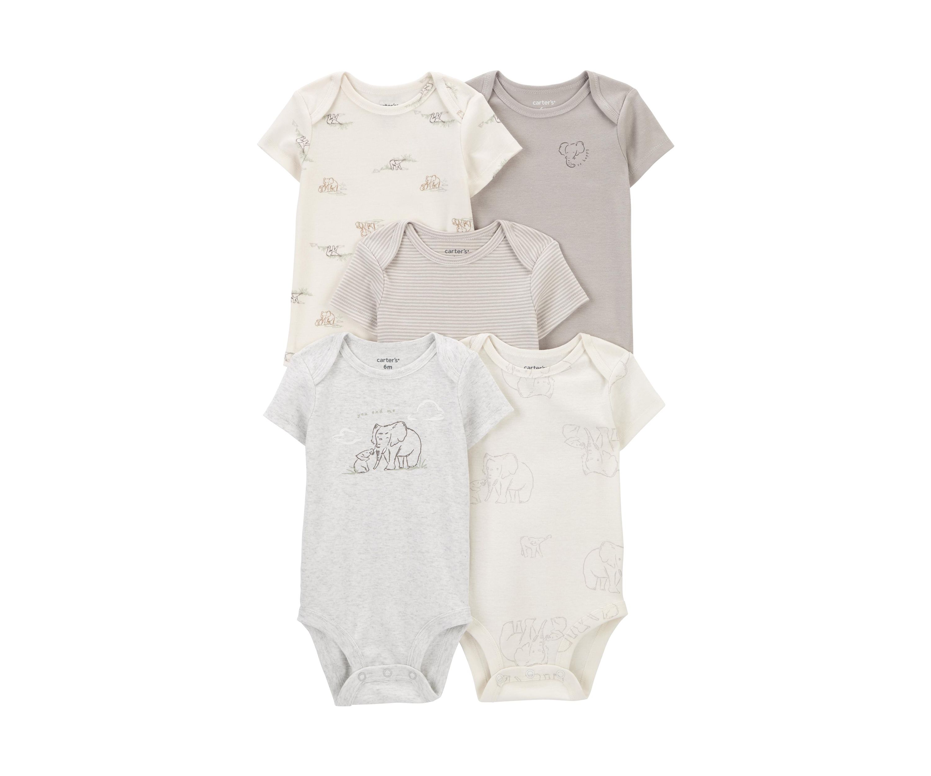 Baby Boys 5-Pack of Bodysuits