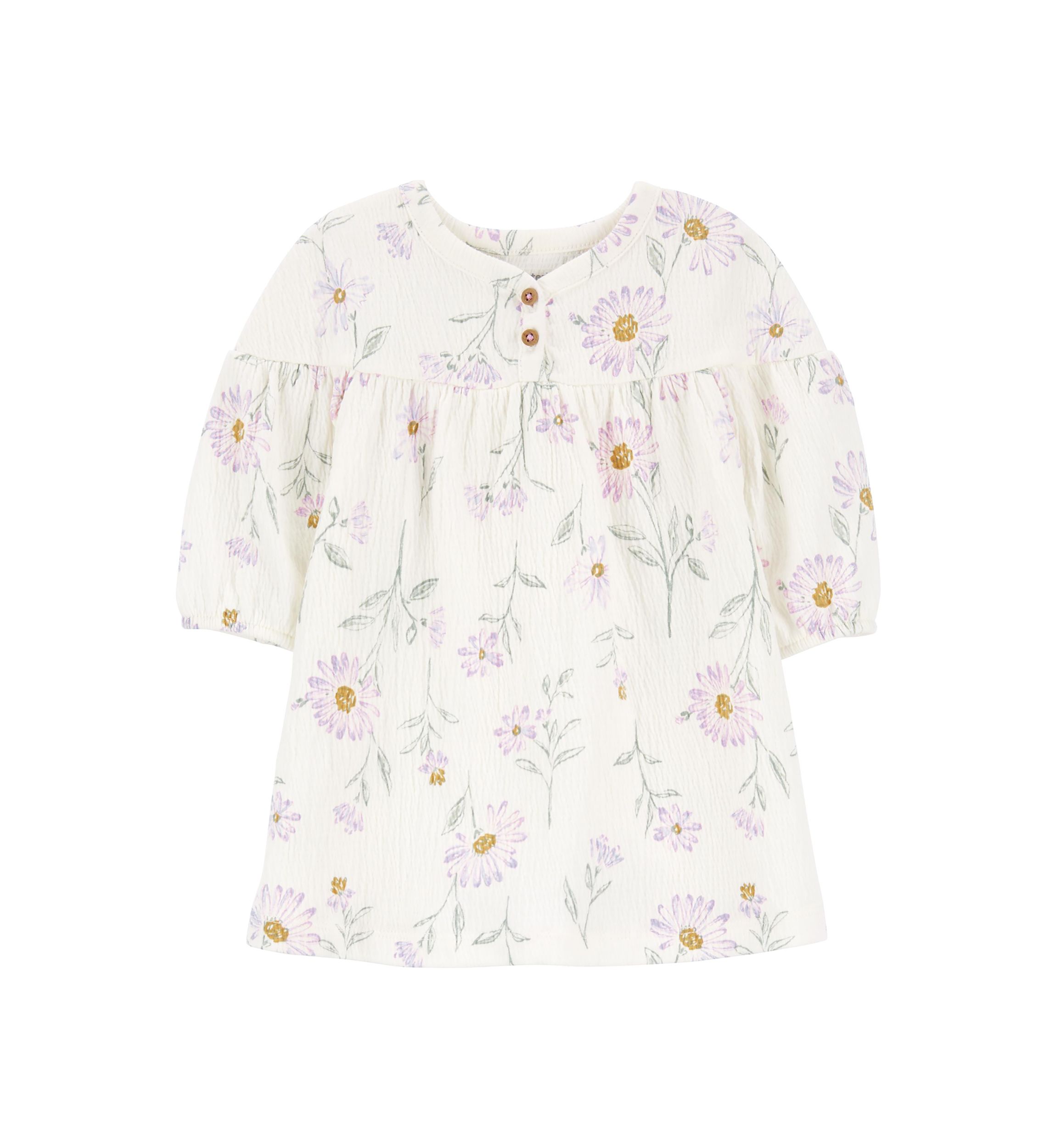 Baby Girls Floral Dress and Diaper Cover
