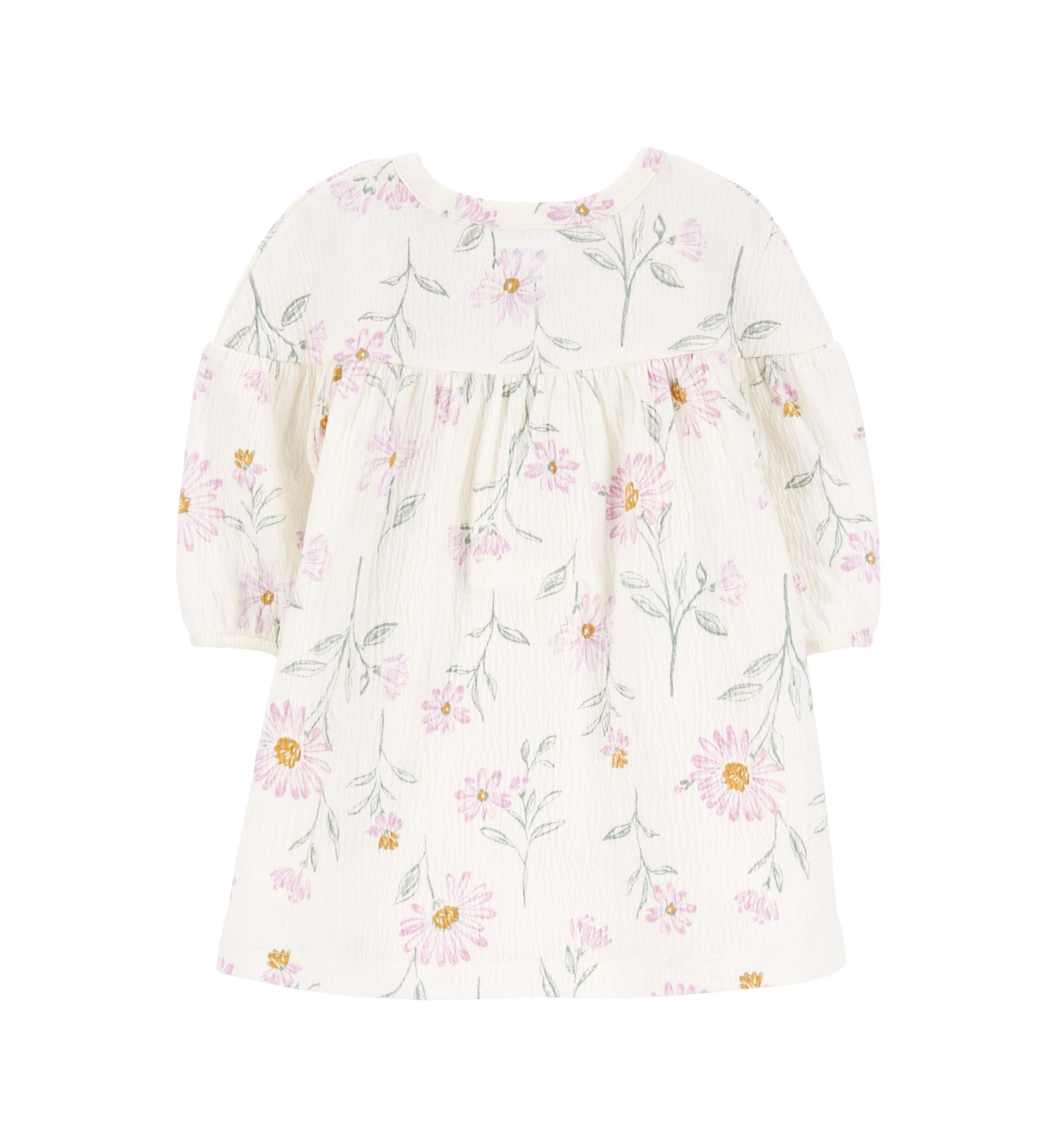Baby Girls Floral Dress and Diaper Cover