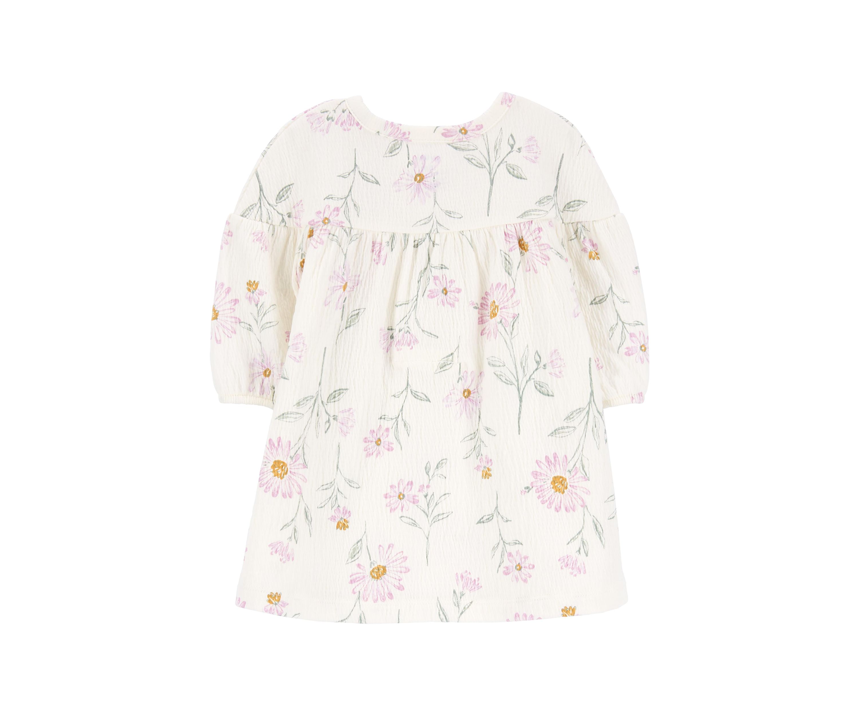 Baby Girls Floral Dress and Diaper Cover