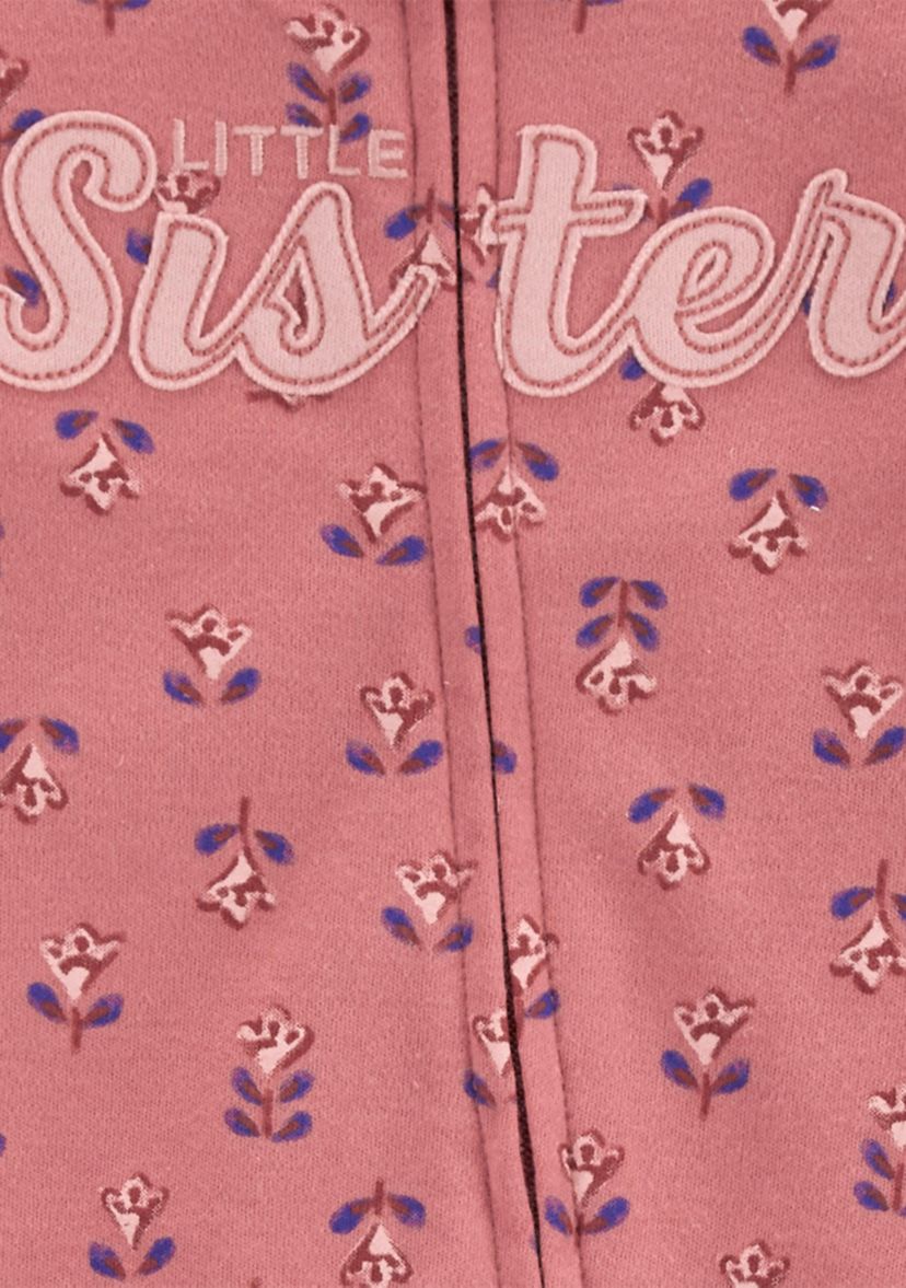 Baby Girls Printed One-Piece Pajama