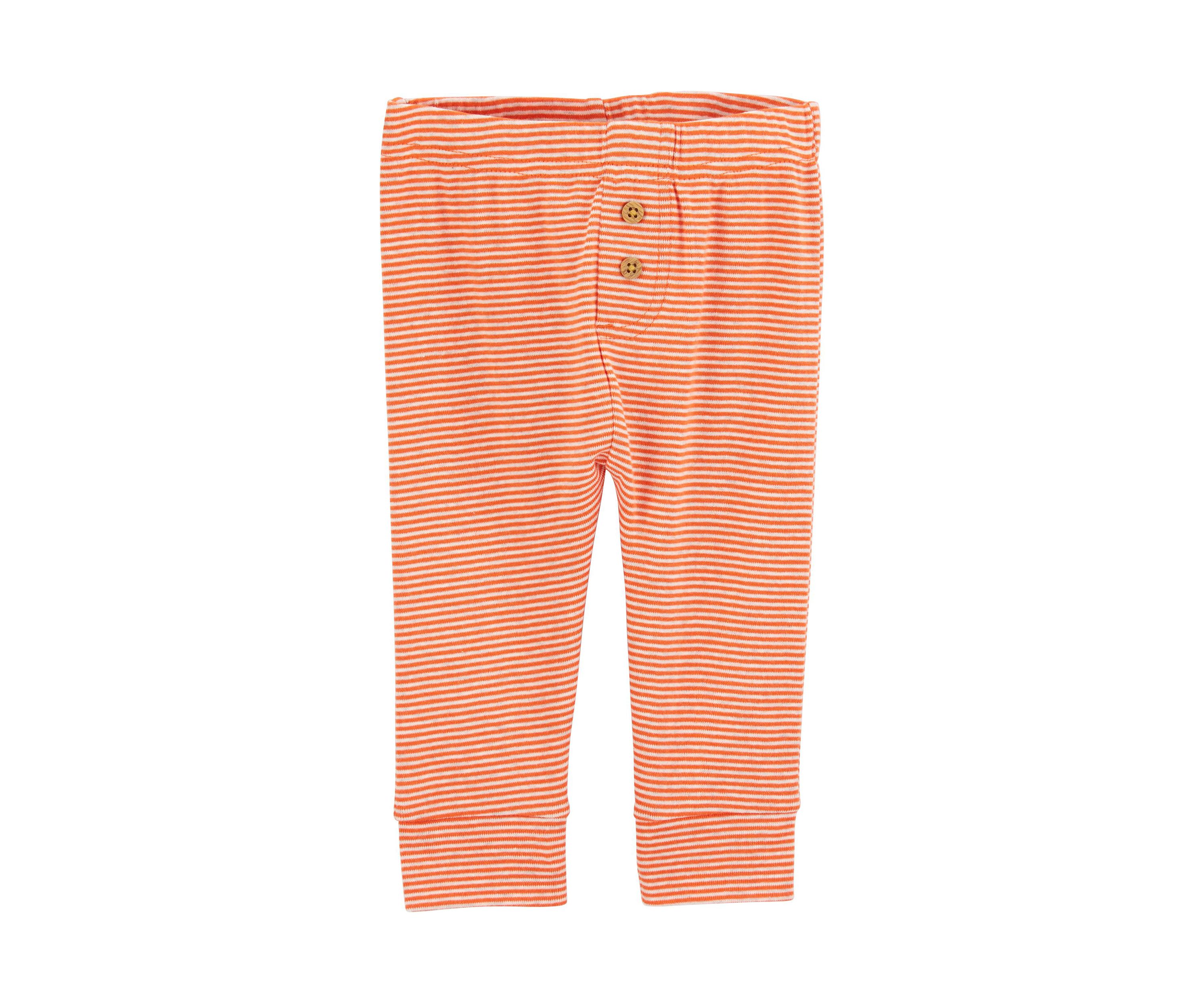 Baby Girls Halloween Graphic Bodysuit and Striped Leggings Set